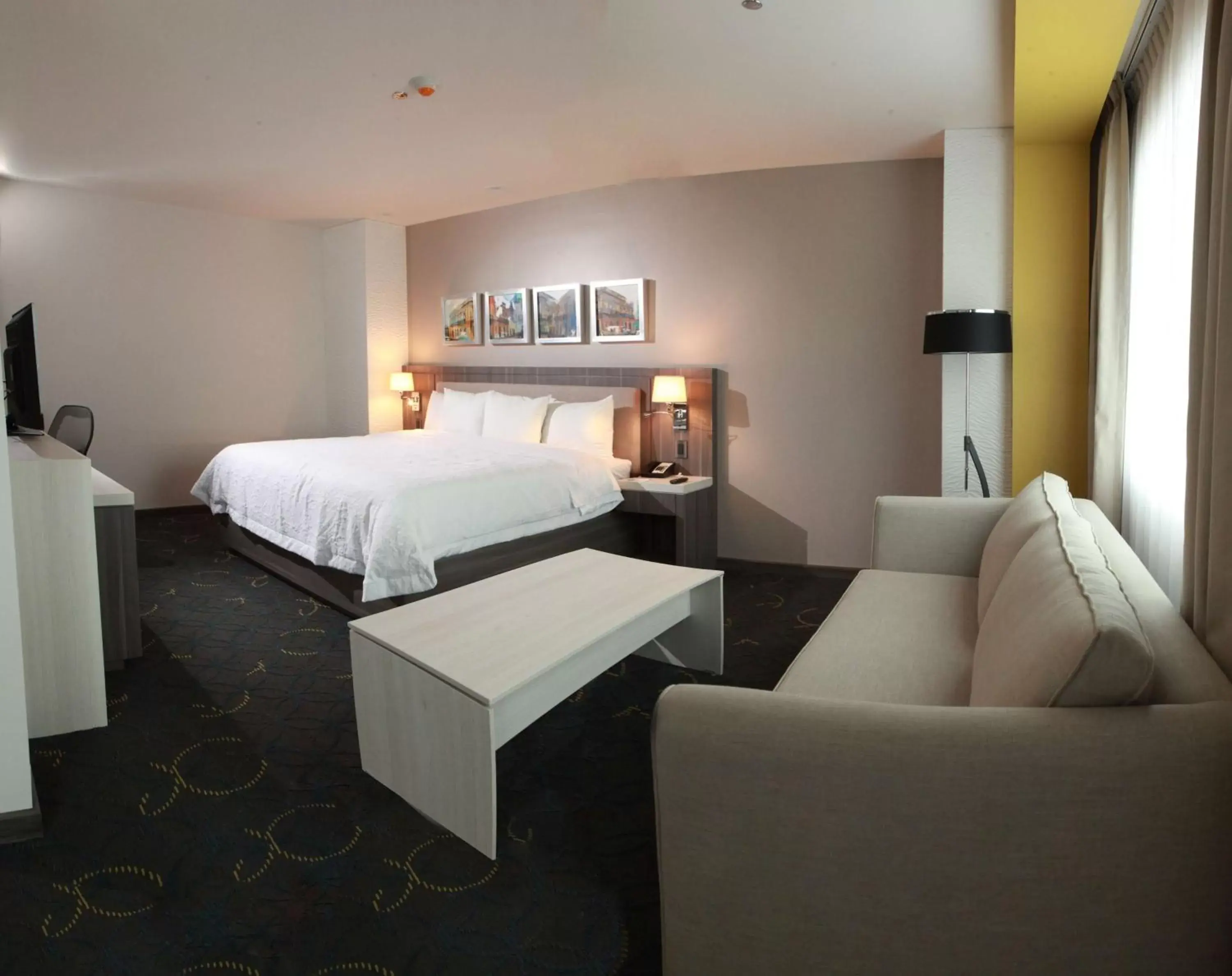 Bed in Hampton Inn & Suites by Hilton Aguascalientes Aeropuerto