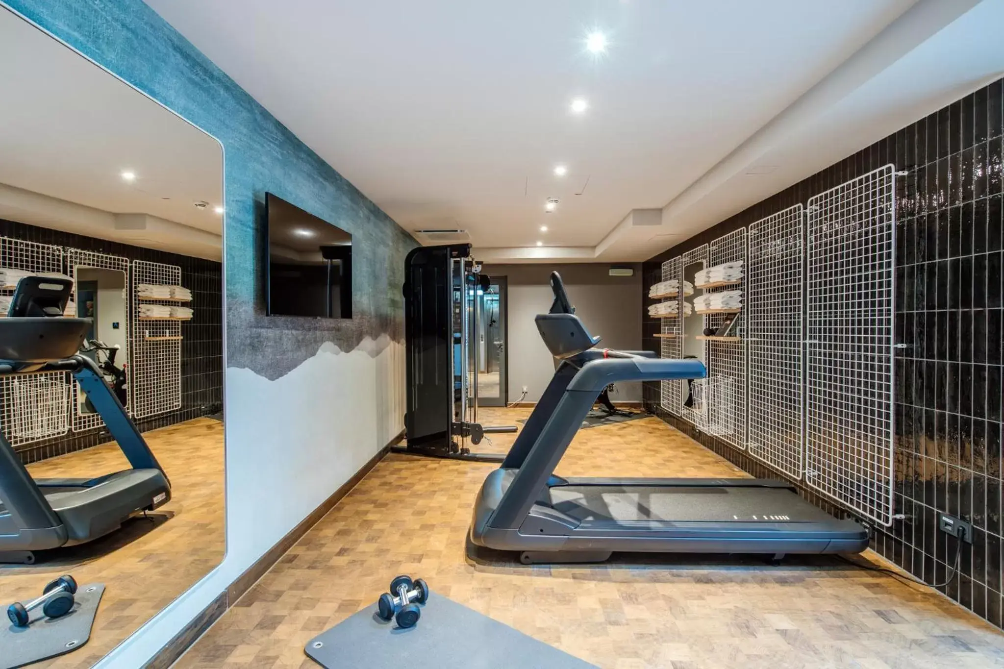 Fitness centre/facilities, Fitness Center/Facilities in Aparthotel Adagio access Hamburg