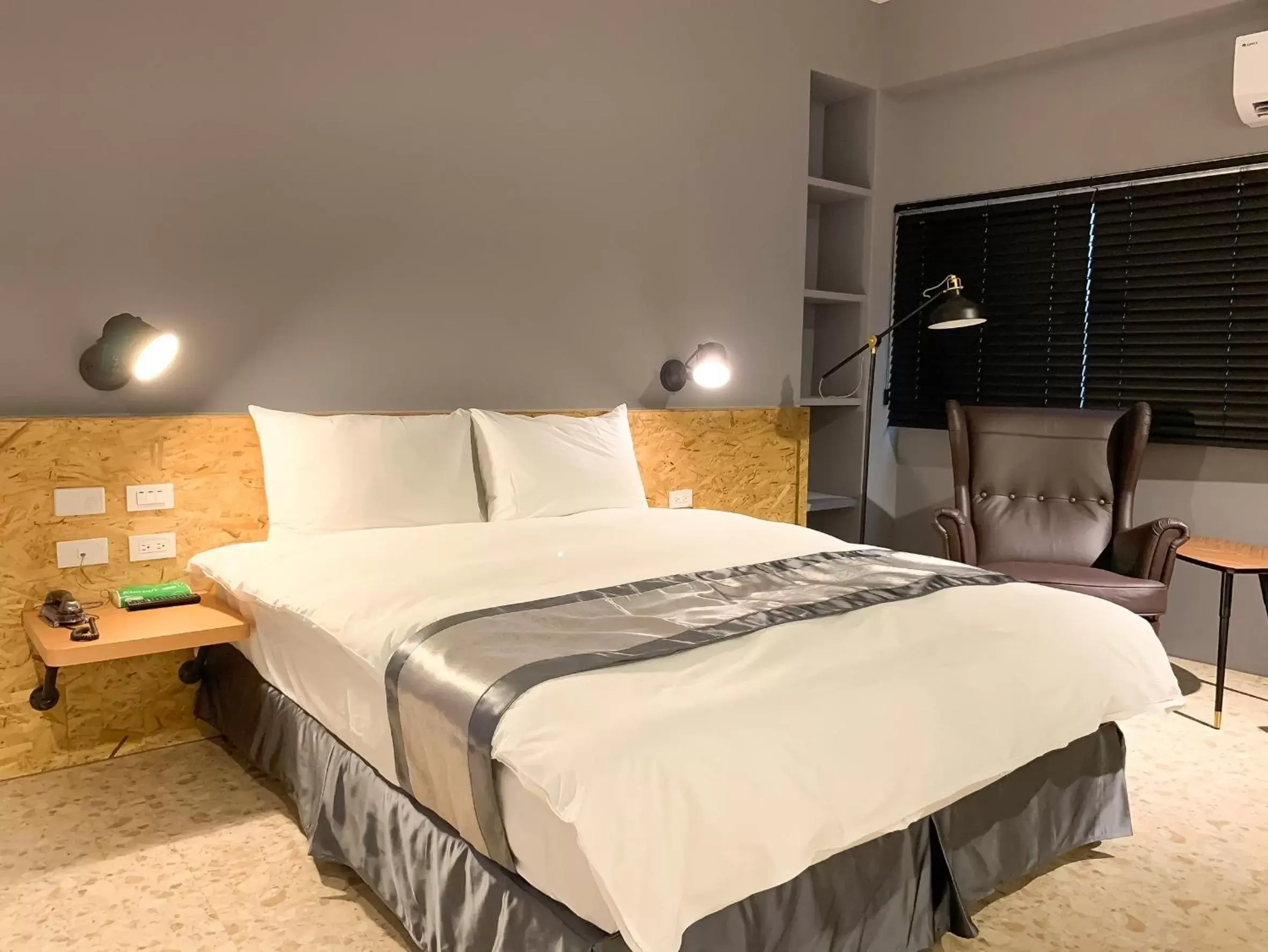 Bed in Raise Hotel Taichung