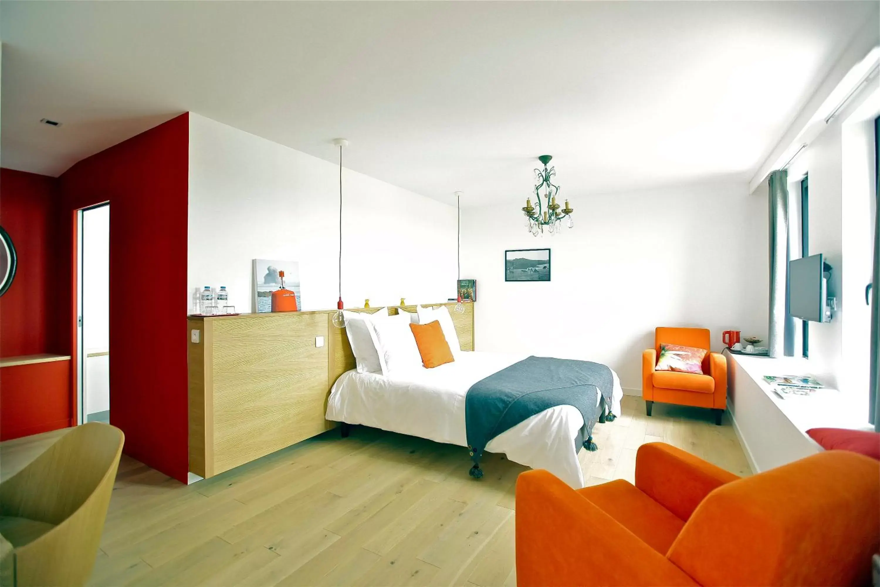 Bedroom, Room Photo in Les Chambres d'hôtes de Kérasquer