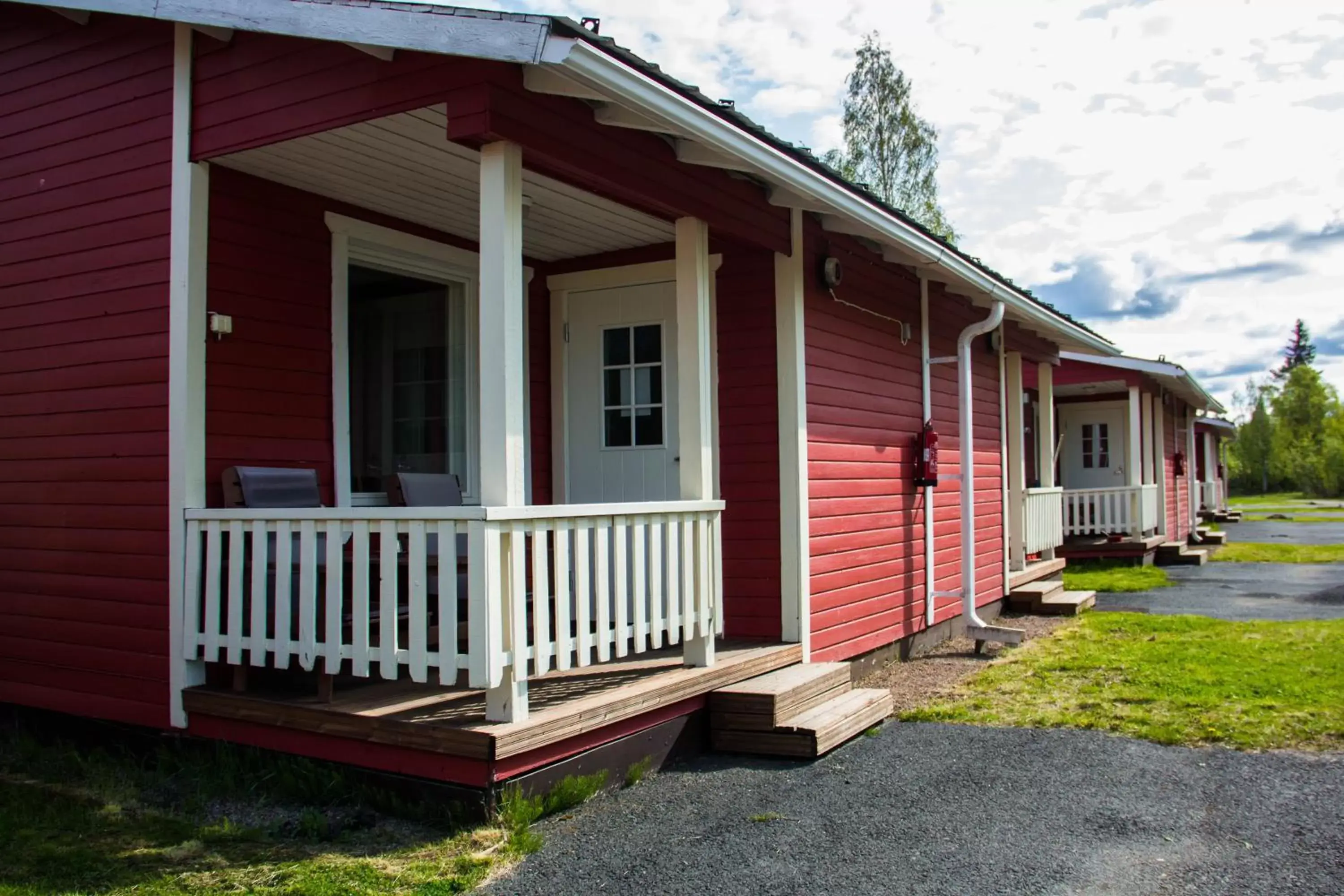 Balcony/Terrace, Property Building in Motelli Rovaniemi