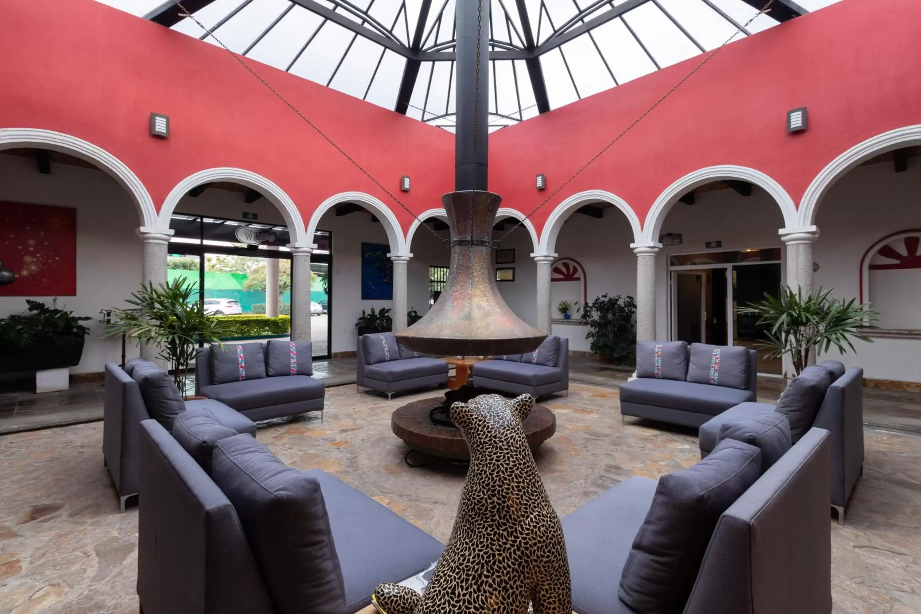 Living room, Lobby/Reception in Hoteles Villa Mercedes San Cristobal