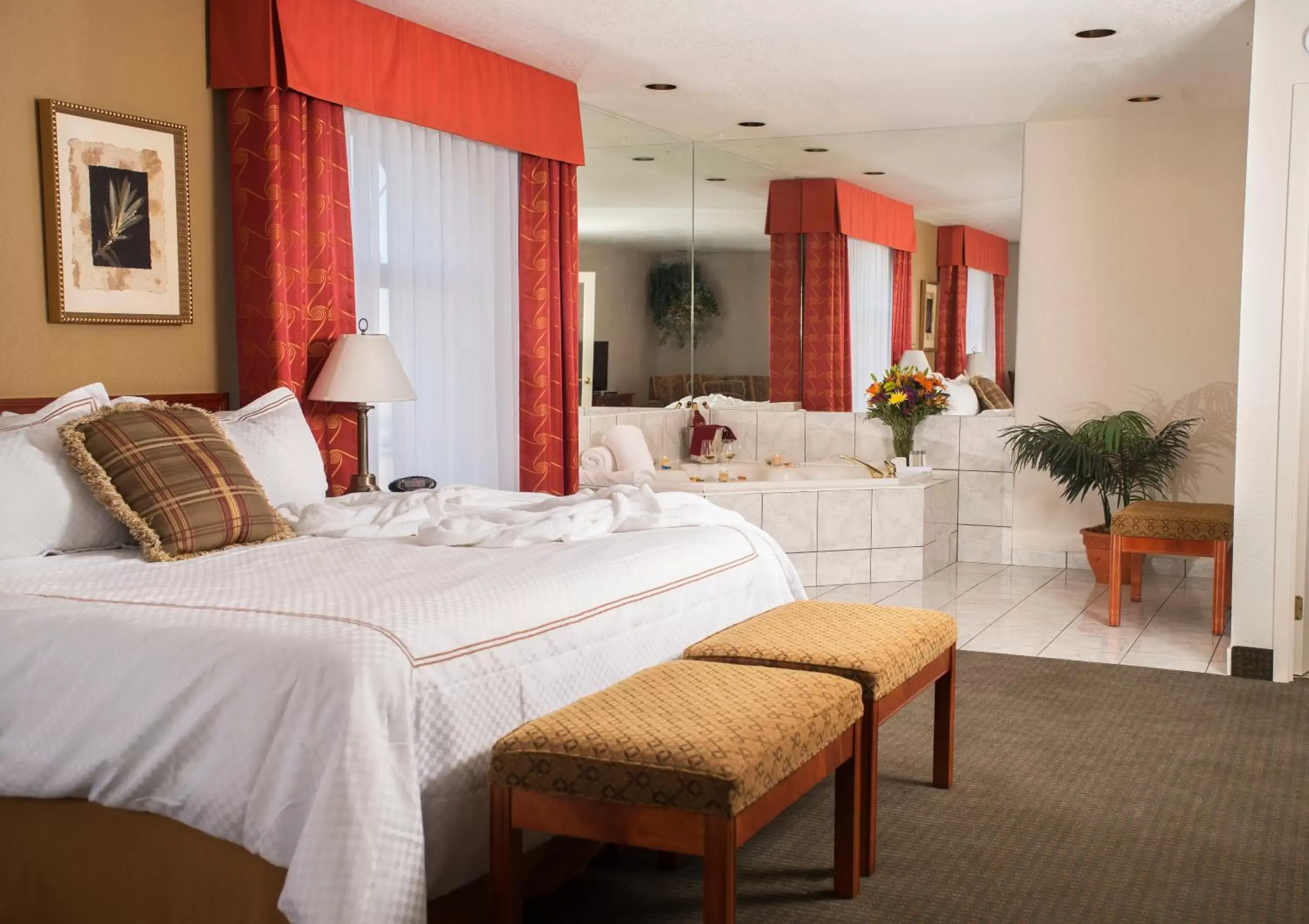 Bedroom in Service Plus Inns and Suites