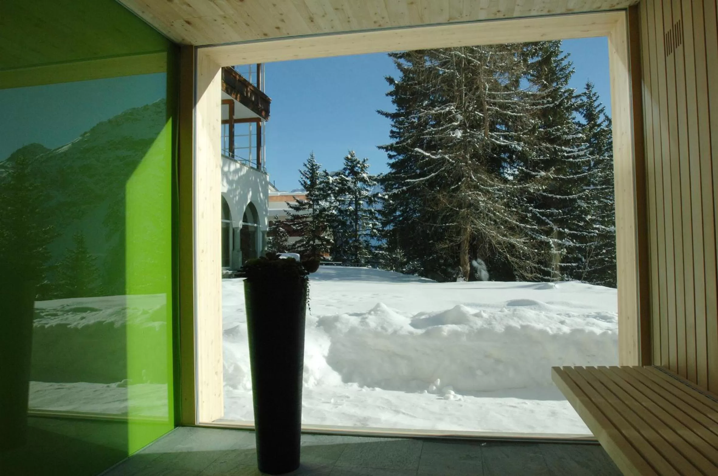 View (from property/room) in Blatter's Arosa Hotel & Bella Vista SPA