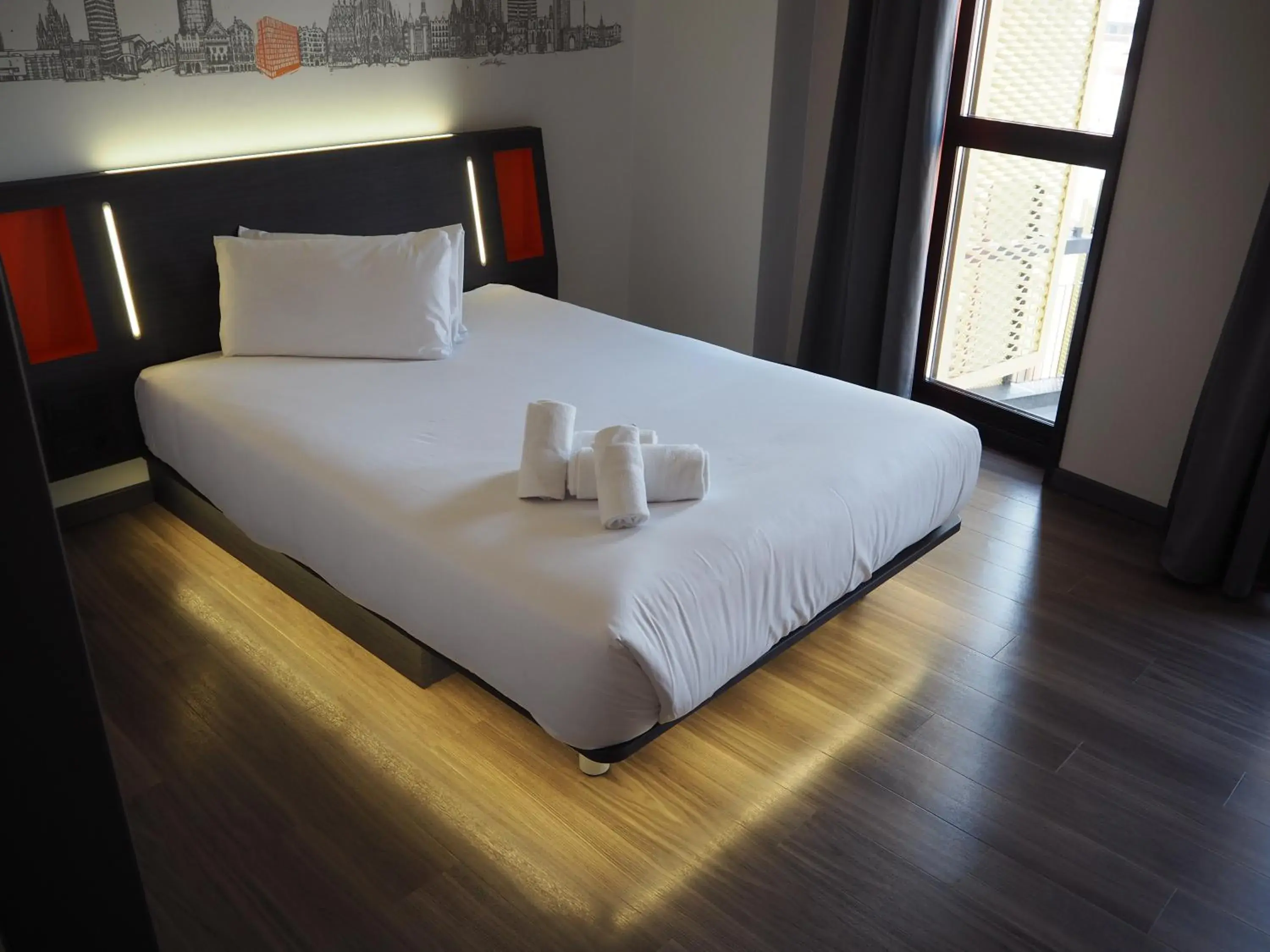 Bed in easyHotel Barcelona Fira