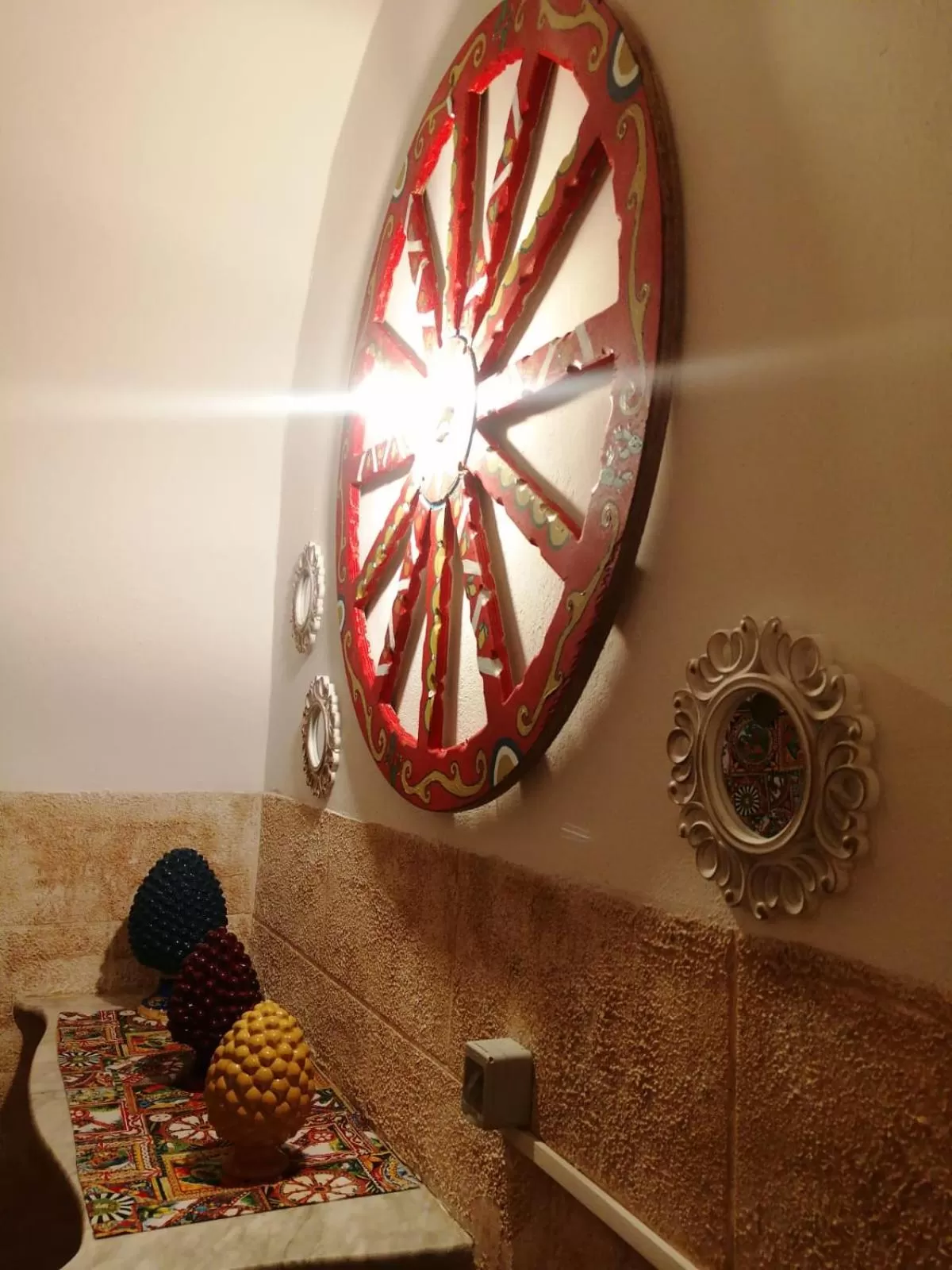 Decorative detail in B&B Sikelia