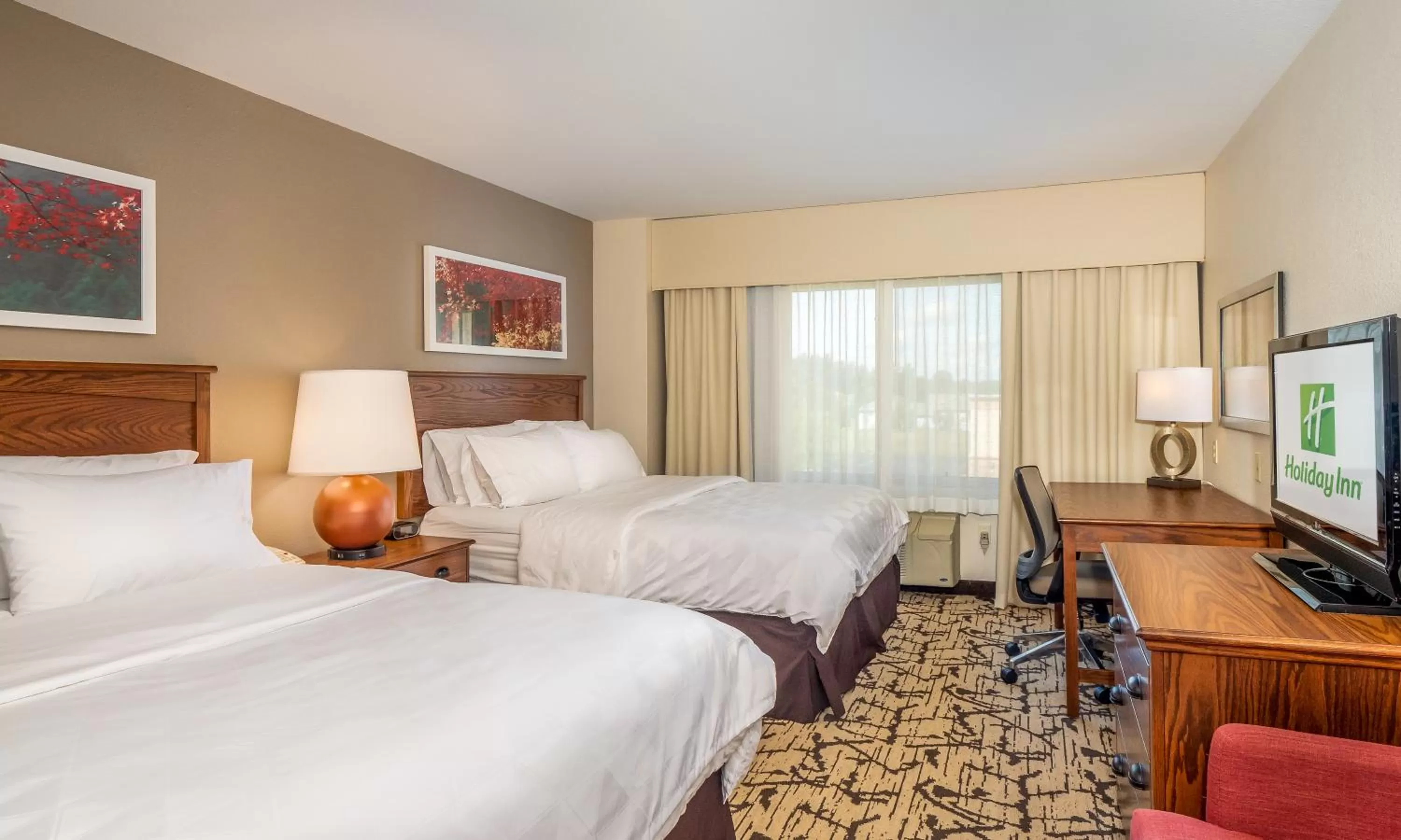 Queen Suite with Mobility Accessible Roll-In Shower in Holiday Inn Stevens Point - Convention Center, an IHG Hotel