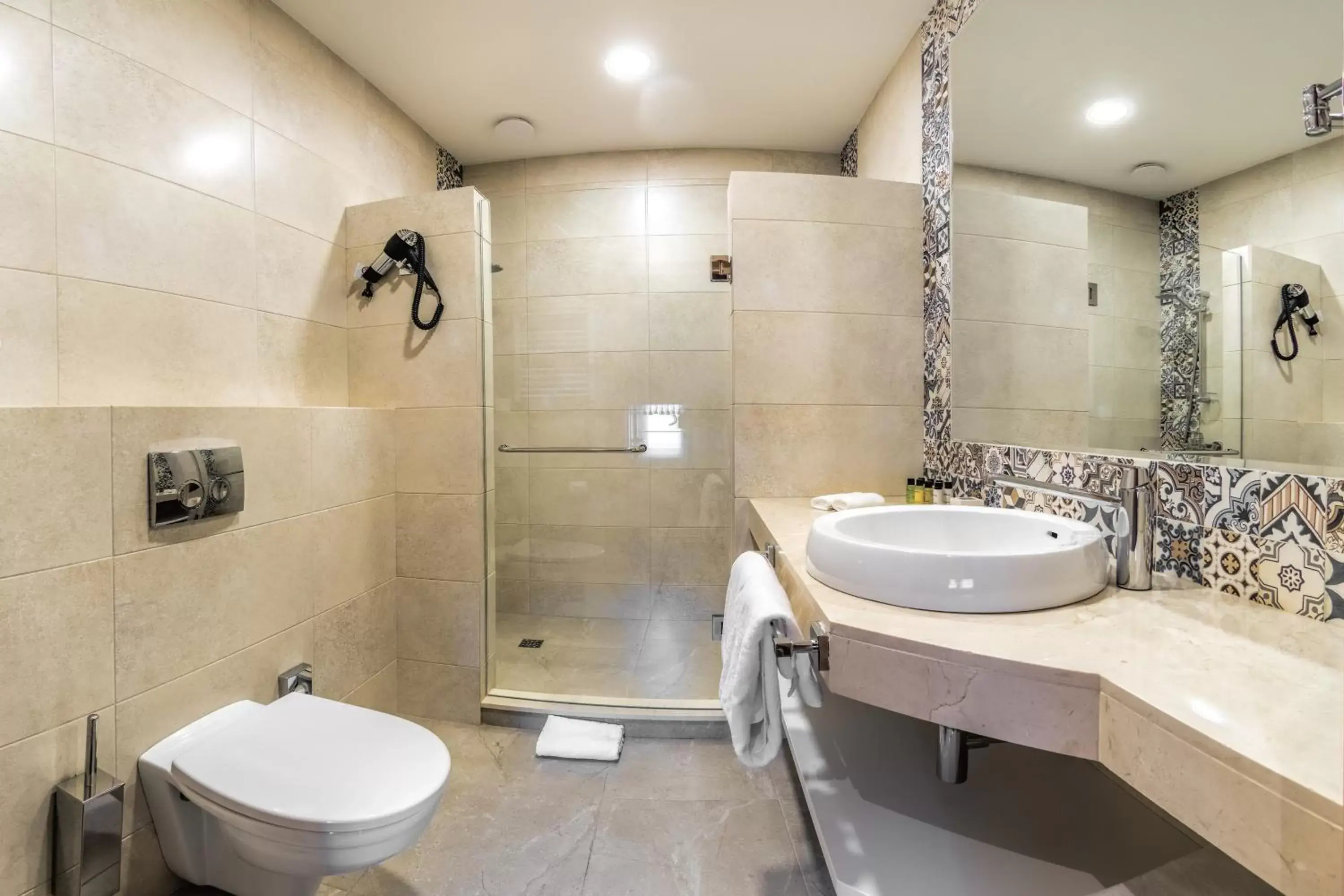 Shower, Bathroom in Golden Tulip Borjomi