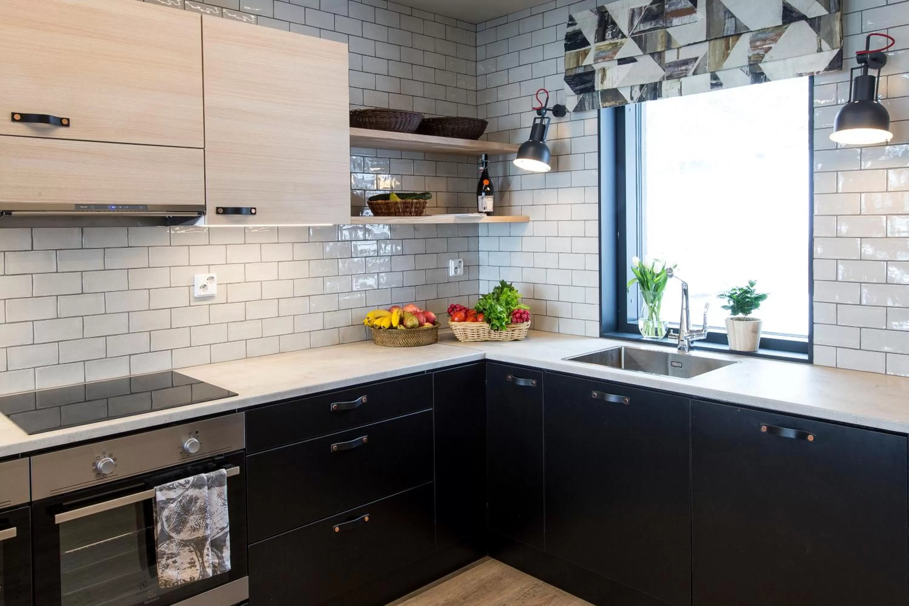 Kitchen or kitchenette in Santalahti Resort Cottages & Villas