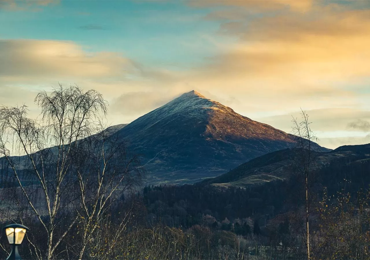 Mountain view in Loch Rannoch Hotel and Spa