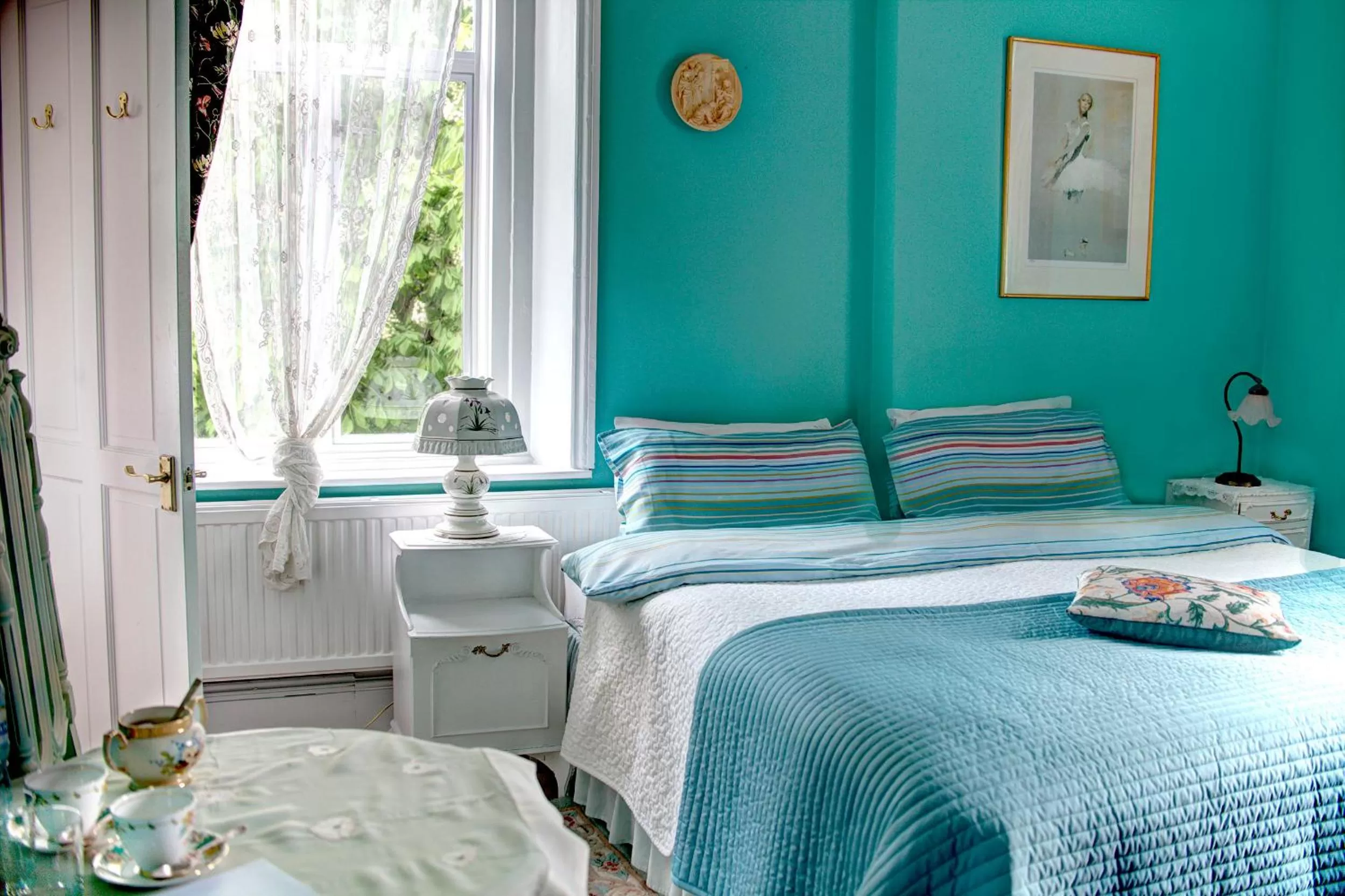 Decorative detail, Bed in Dawson Place, Juliette's Bed and Breakfast