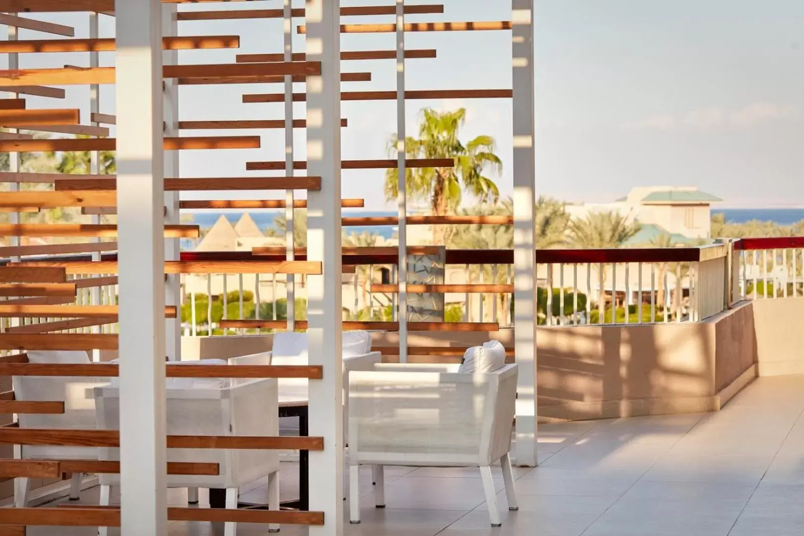 Balcony/Terrace in Coral Sea Holiday Resort and Aqua Park