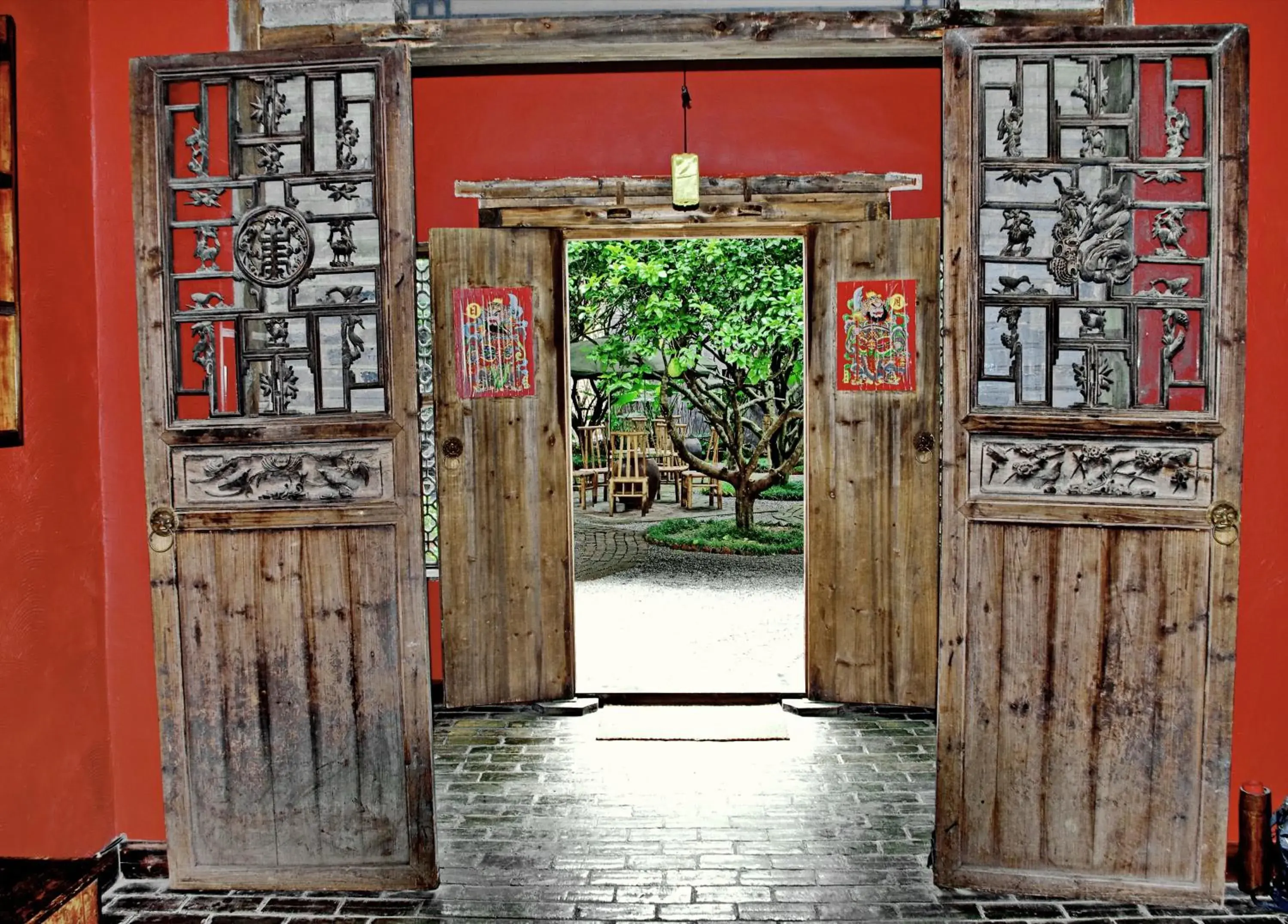 Facade/entrance in Yangshuo Village Inn