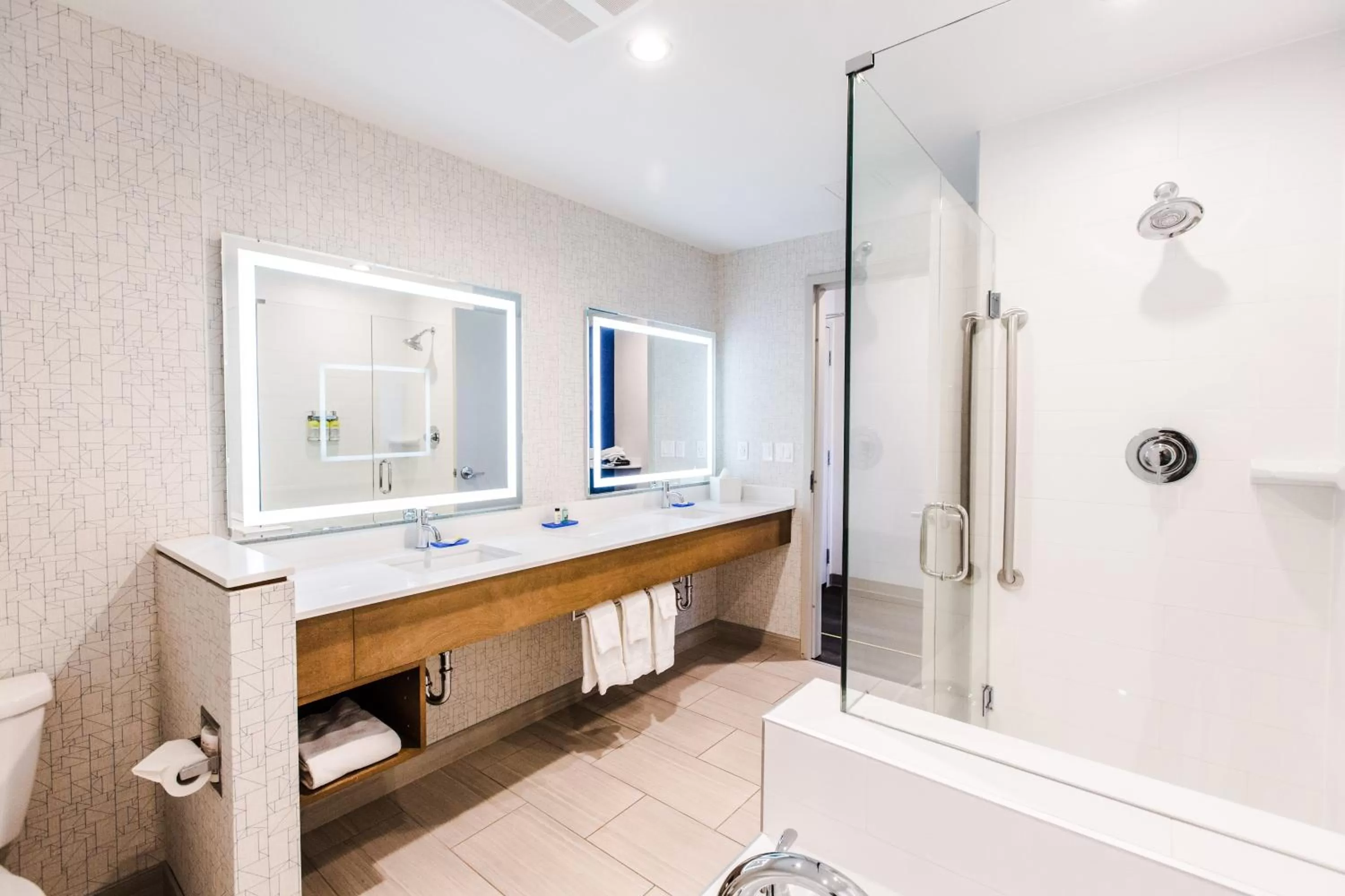 Bathroom in Holiday Inn Express & Suites - West Edmonton-Mall Area by IHG