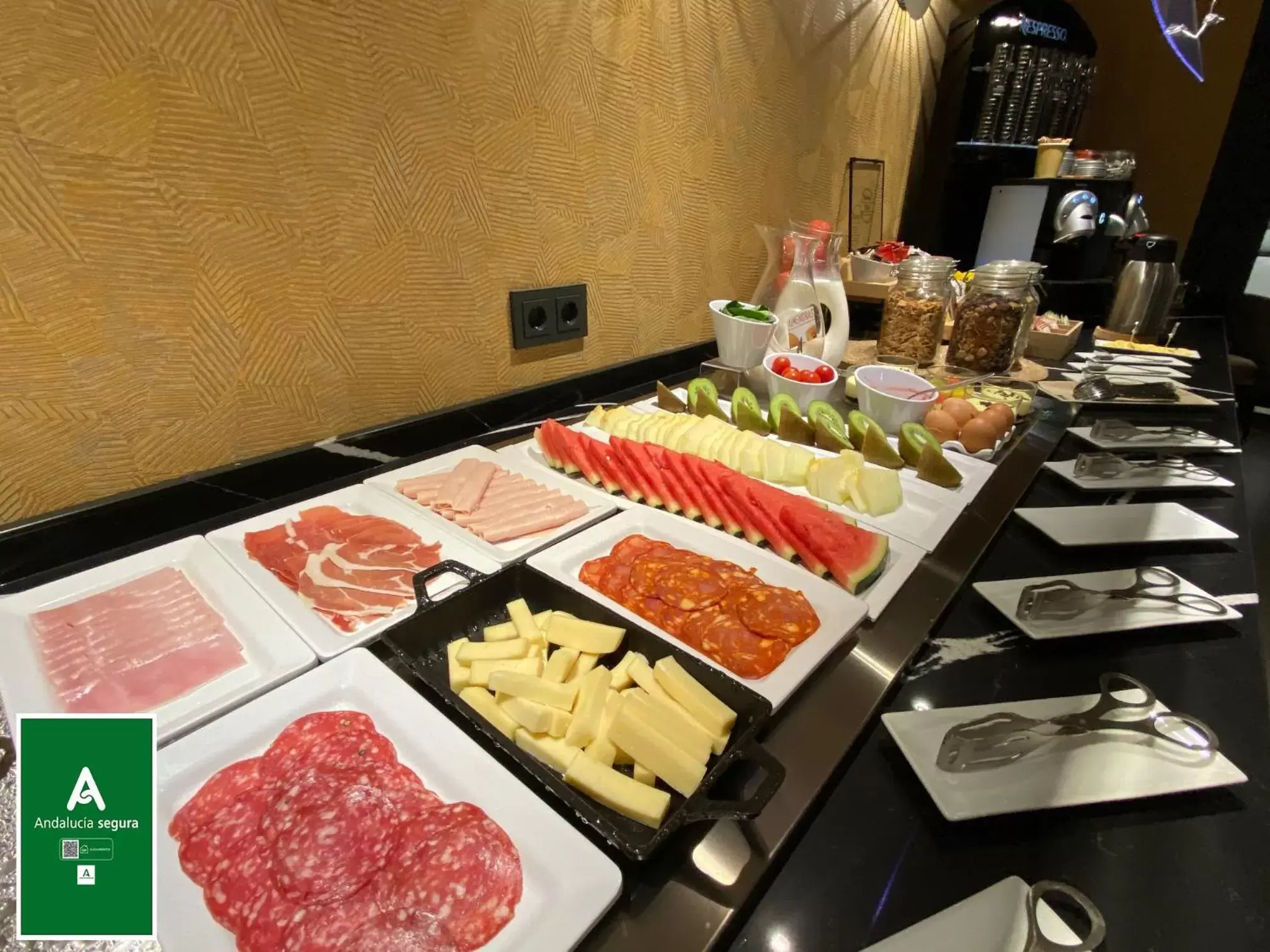 Food close-up in Hotel América Sevilla