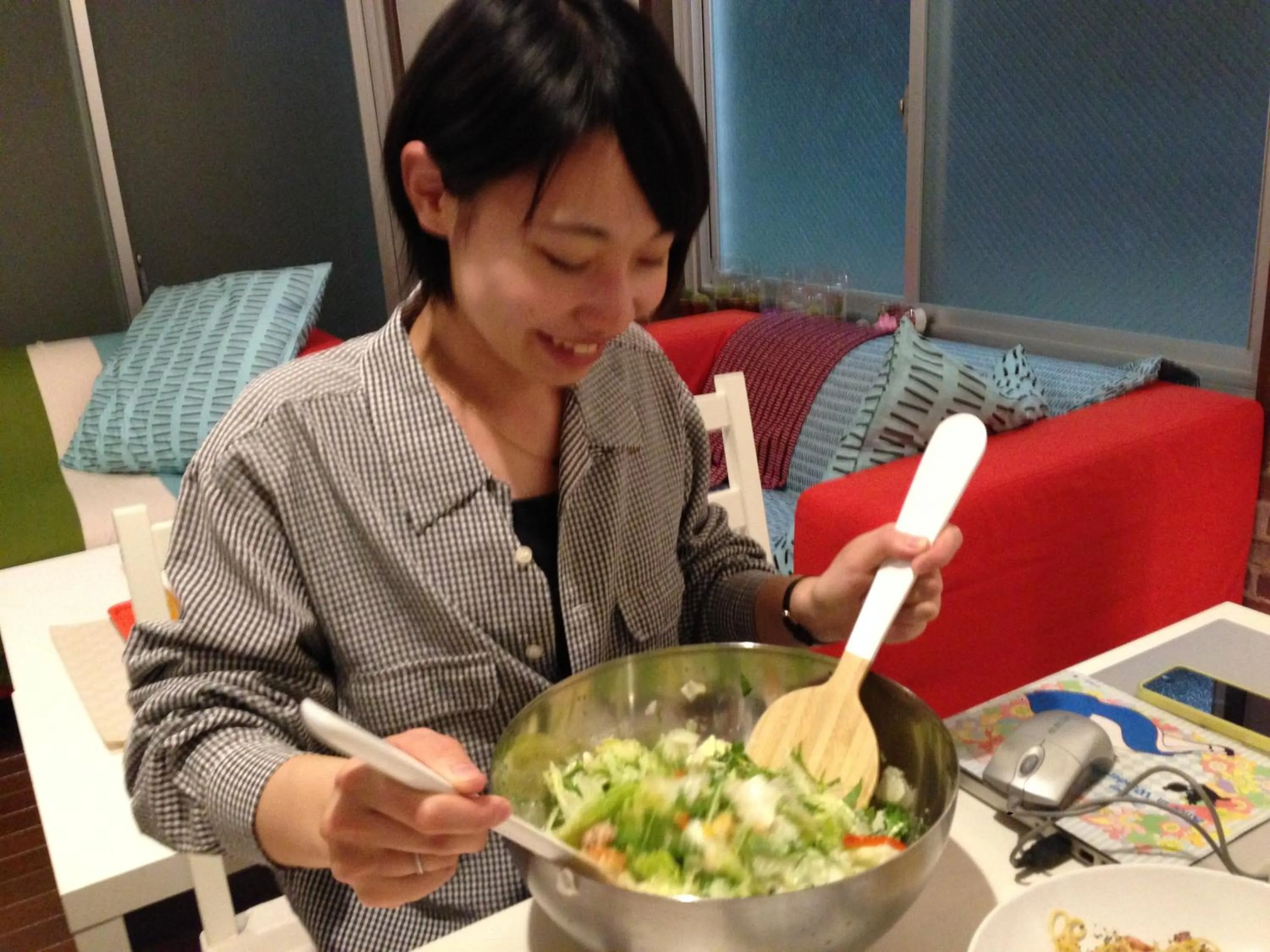 Communal lounge/ TV room in Fukuoka Guesthouse Little Asia Kokura