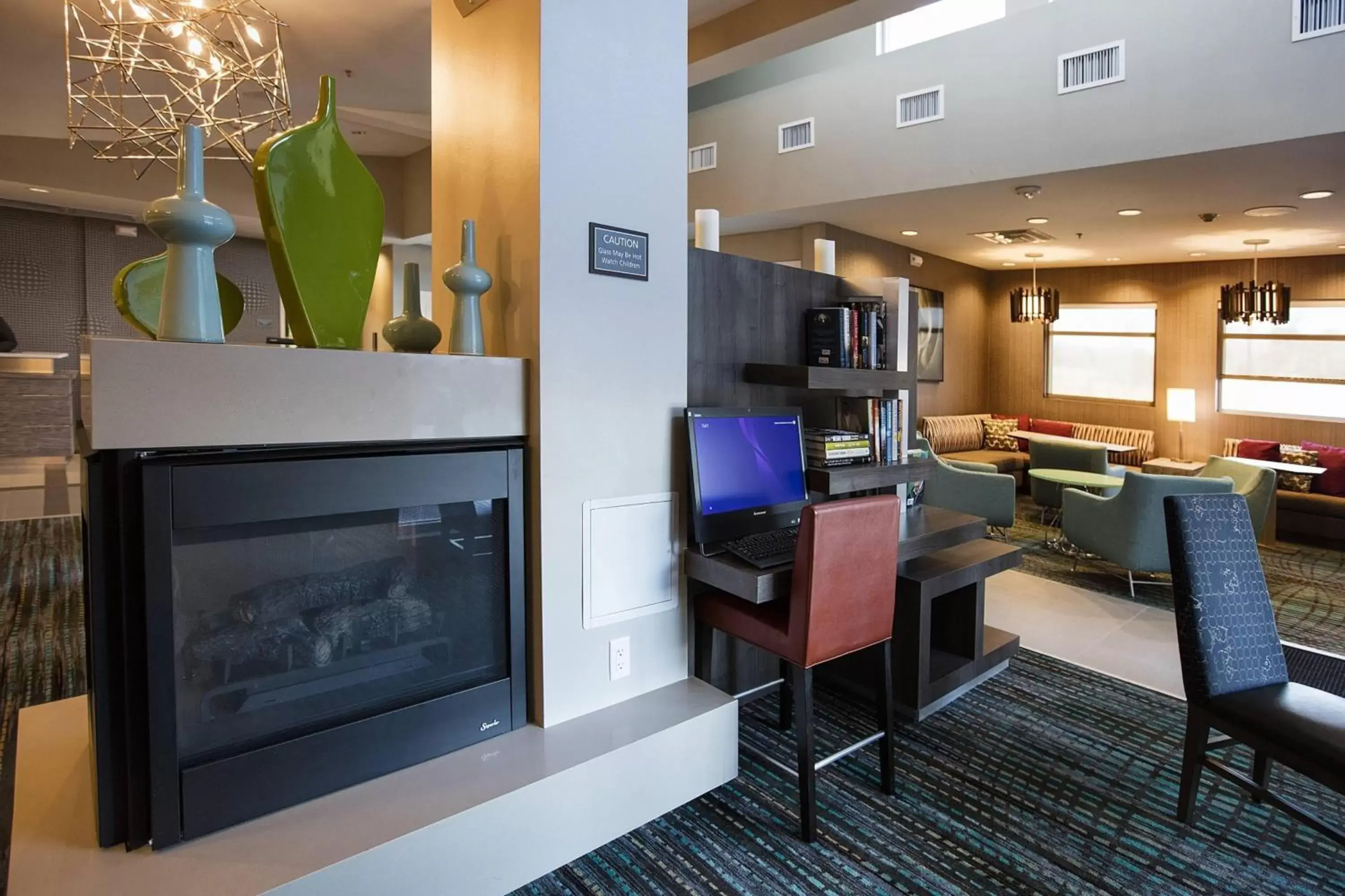 Lobby or reception, TV/Entertainment Center in Residence Inn by Marriott Lake Charles