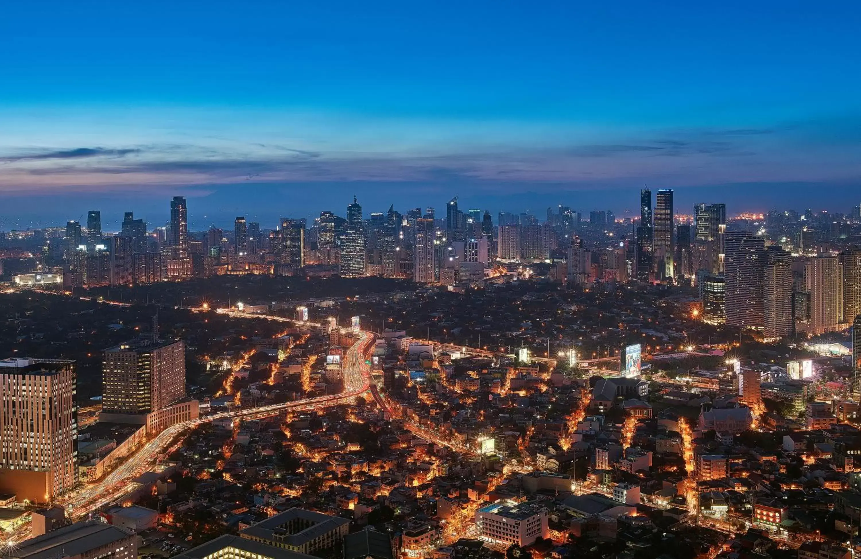 City view, Bird's-eye View in Grand Hyatt Manila