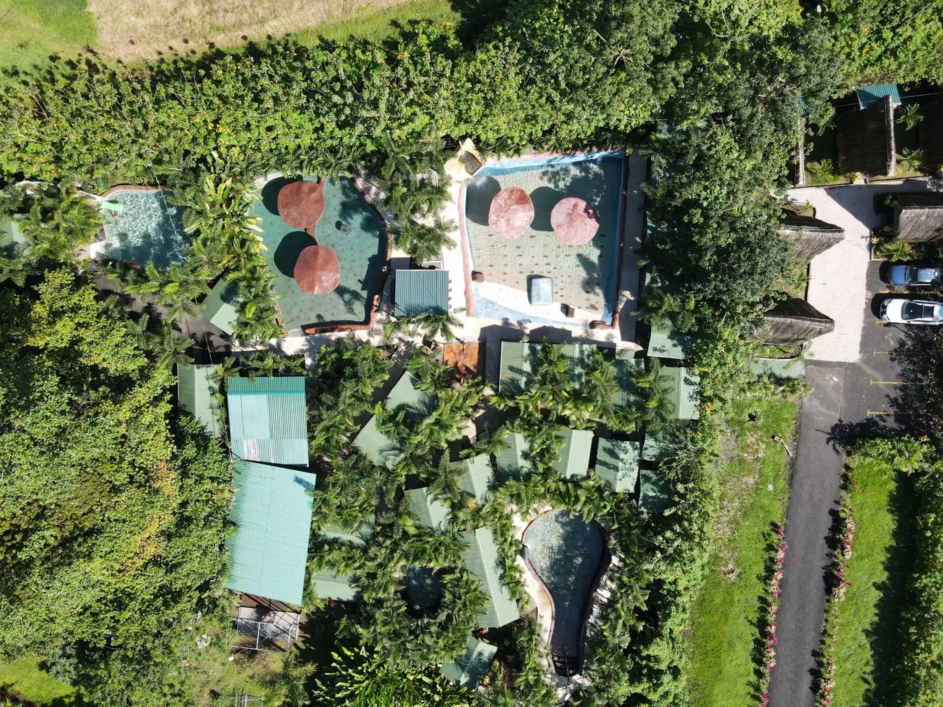Bird's eye view, Bird's-eye View in Termales del Arenal