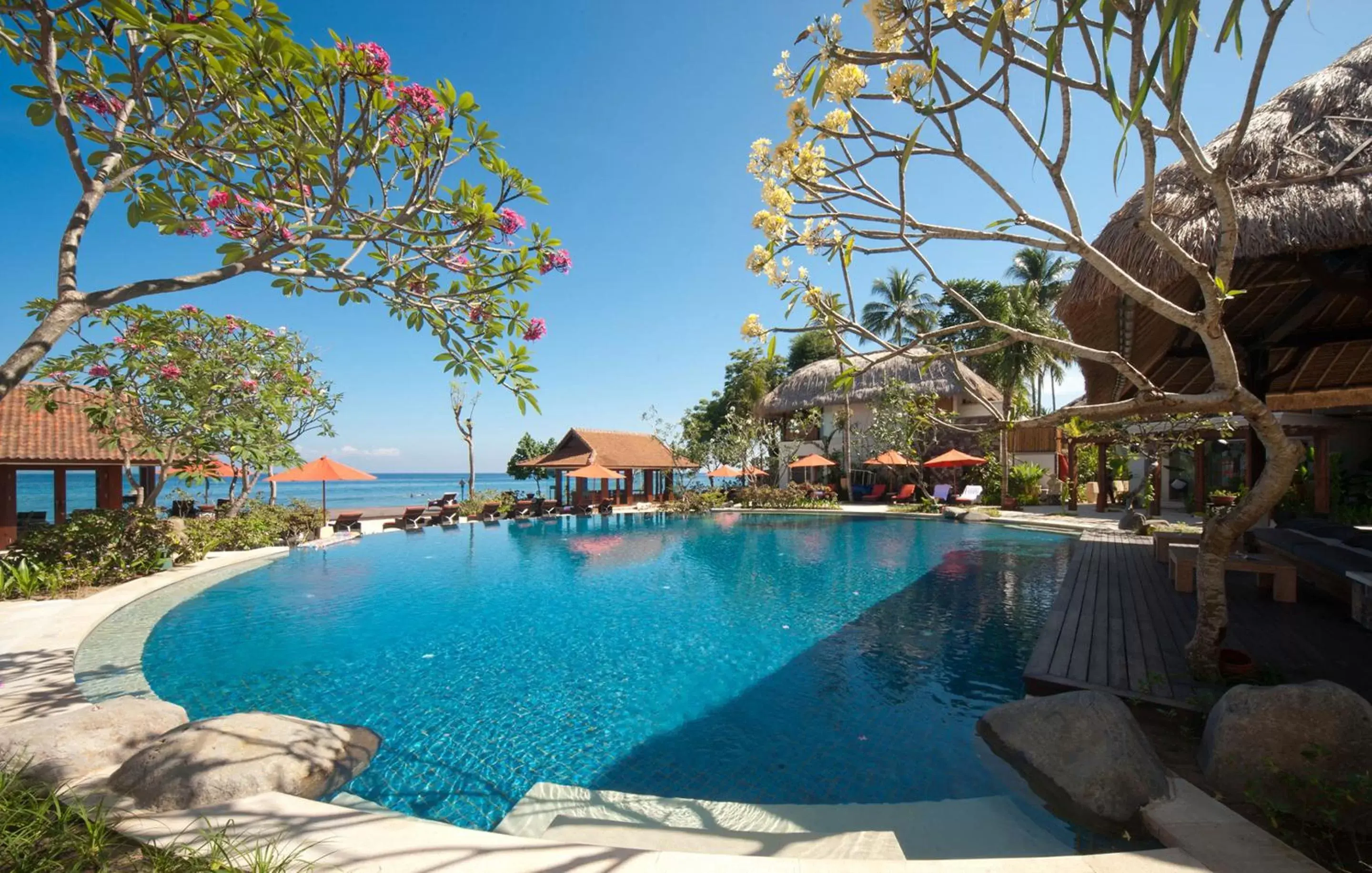 Swimming pool, Property Building in Sudamala Resort, Senggigi, Lombok