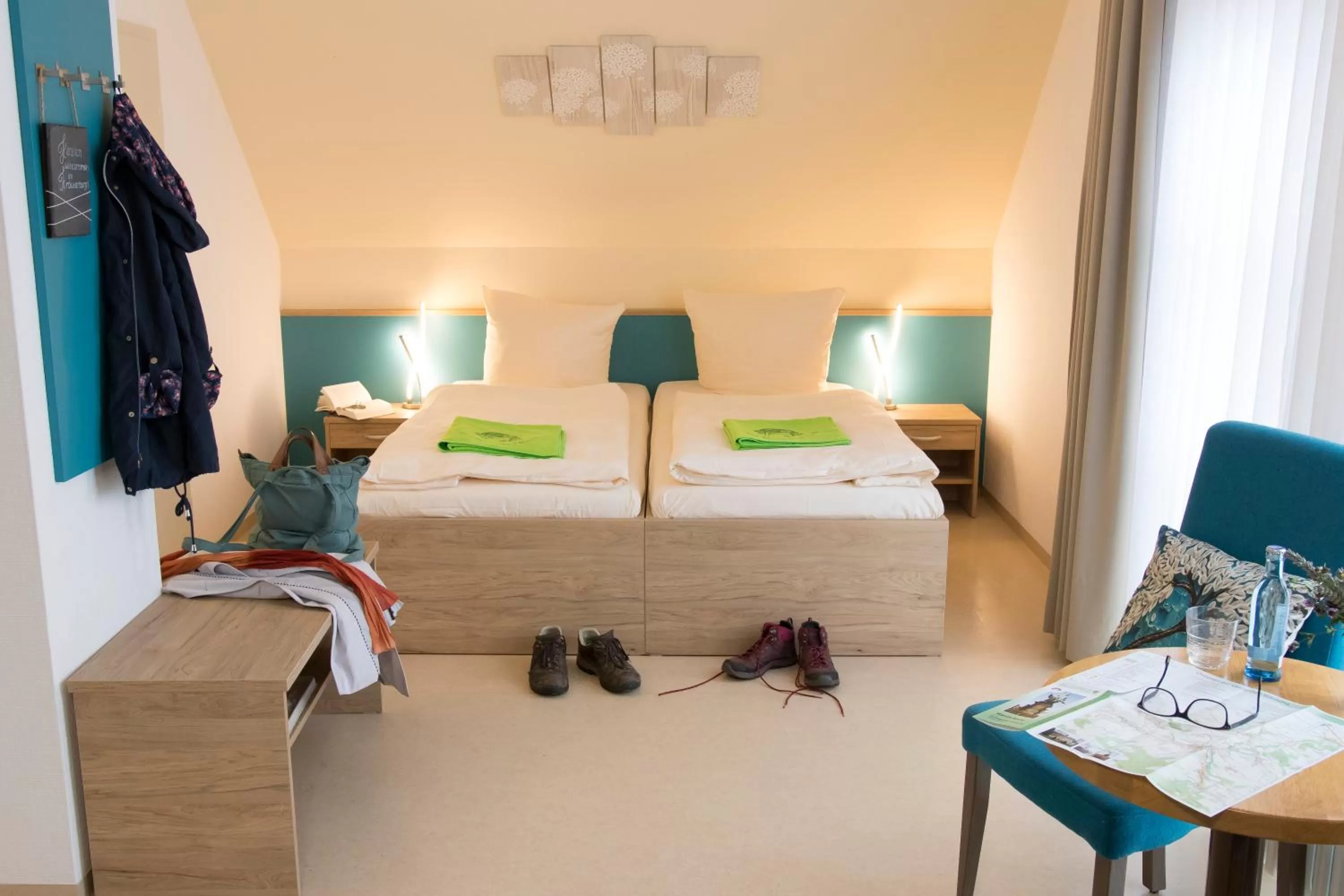 Bed in Pilgrims Inn Kreischa