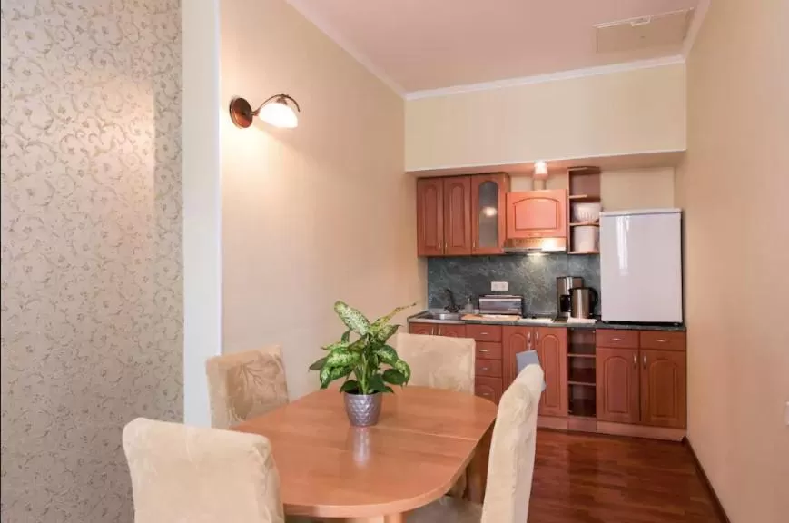 Kitchen or kitchenette in Tallinn City Apartments Residence