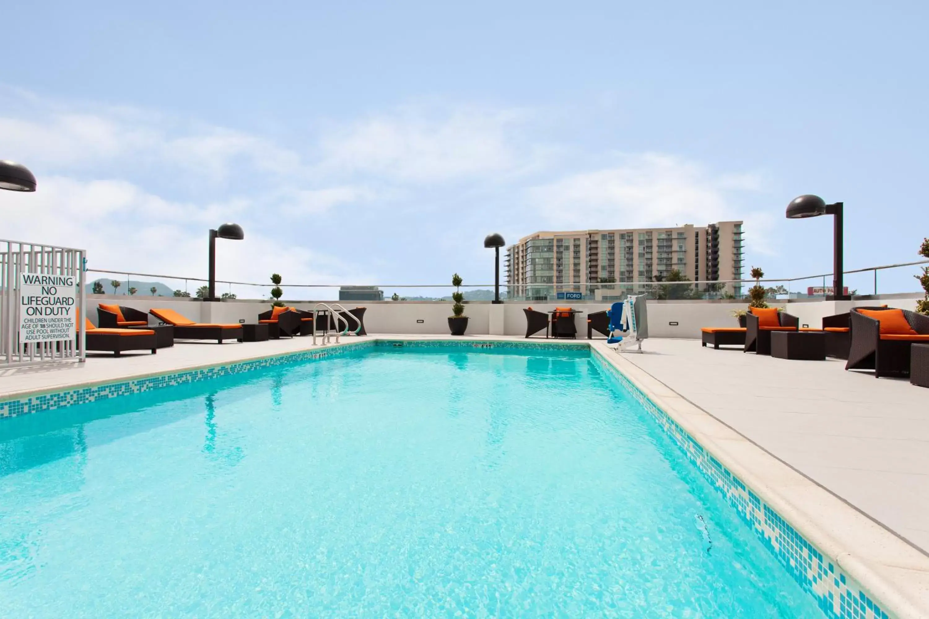 Swimming Pool in Holiday Inn Express North Hollywood - Burbank Area, an IHG Hotel