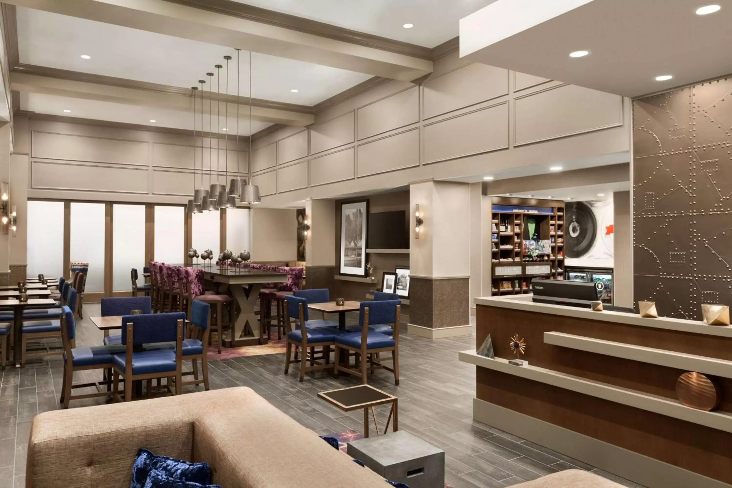 Lobby or reception, Restaurant/Places to Eat in Hampton Inn & Suites Seattle/Renton, Wa