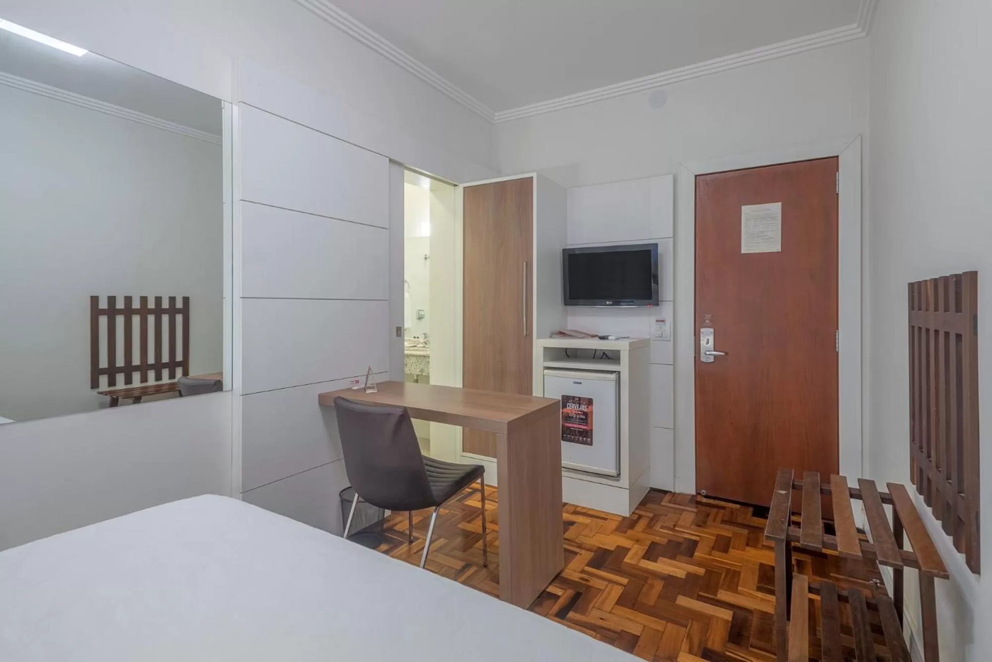 Bed in Hotel Glória Blumenau