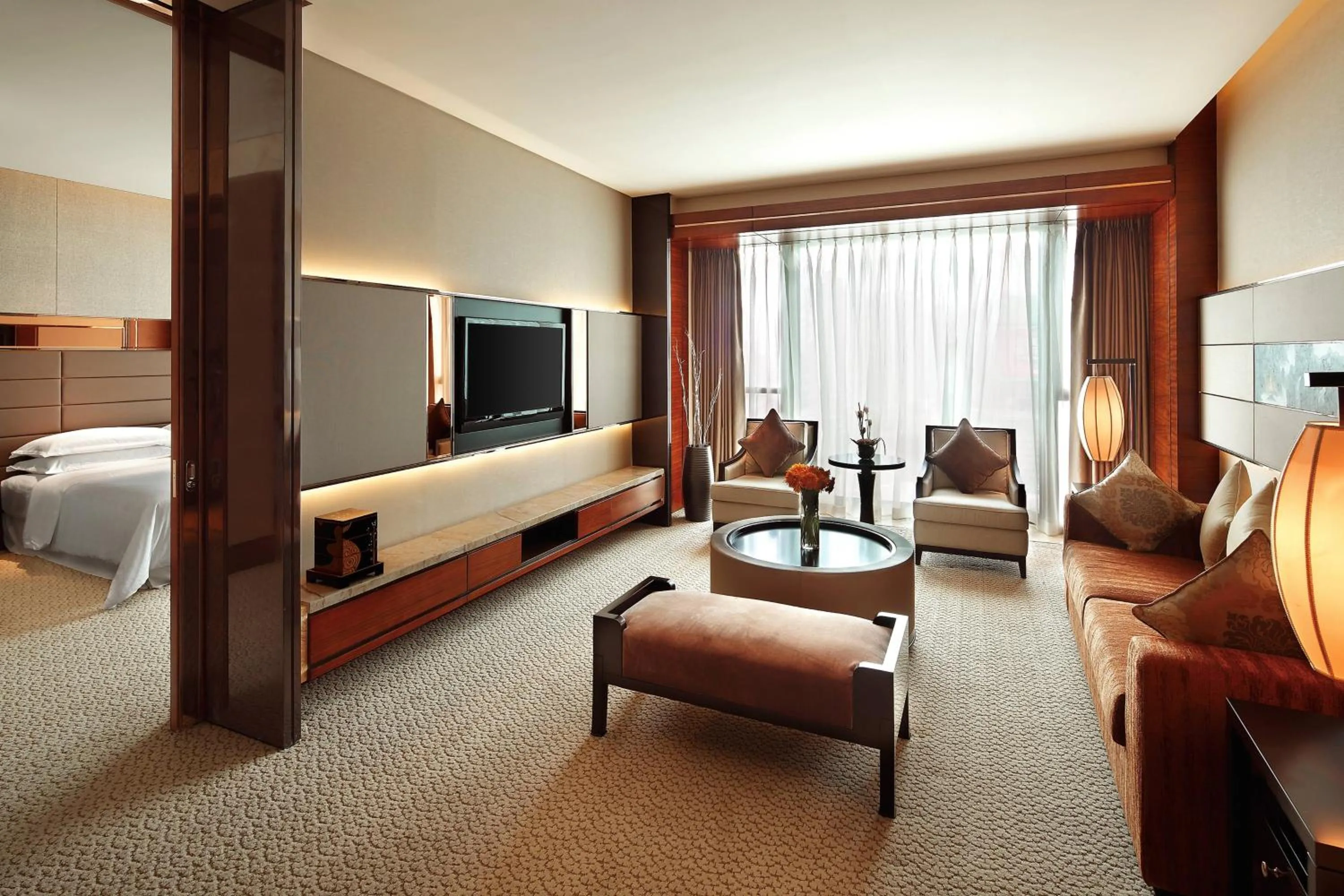 Living room, Bed in Sheraton Hefei Xinzhan Hotel