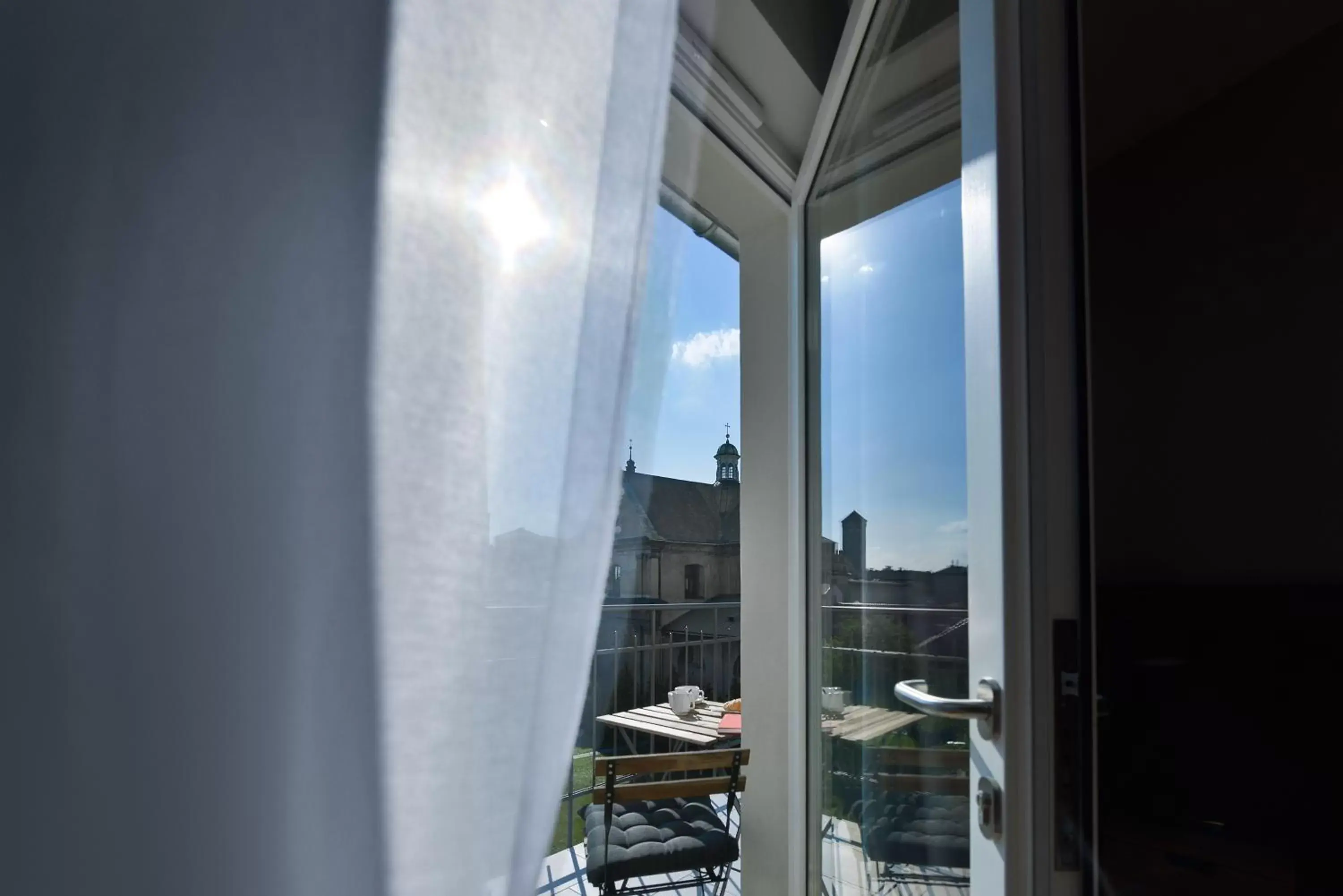 Garden view in STRADONIA Serviced Apartments