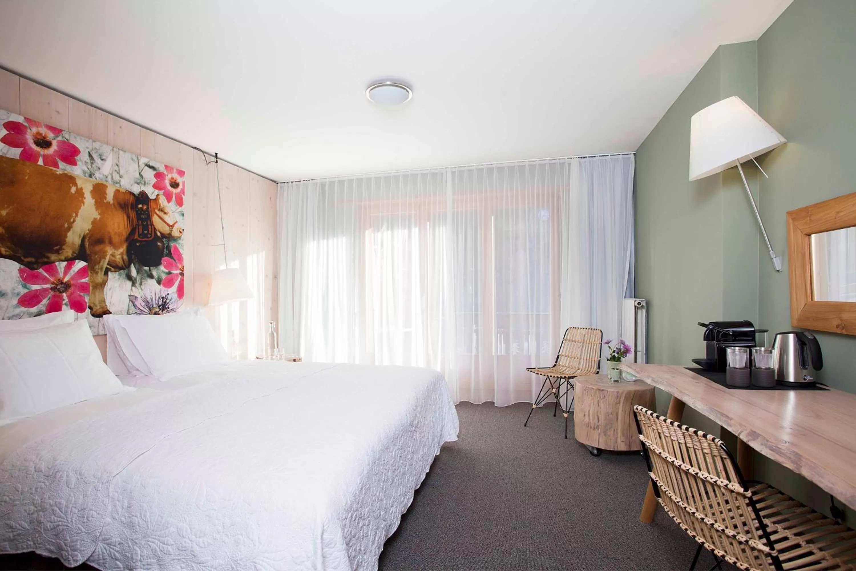 Bedroom, Bed in Boutique-Hôtel Chez Jan