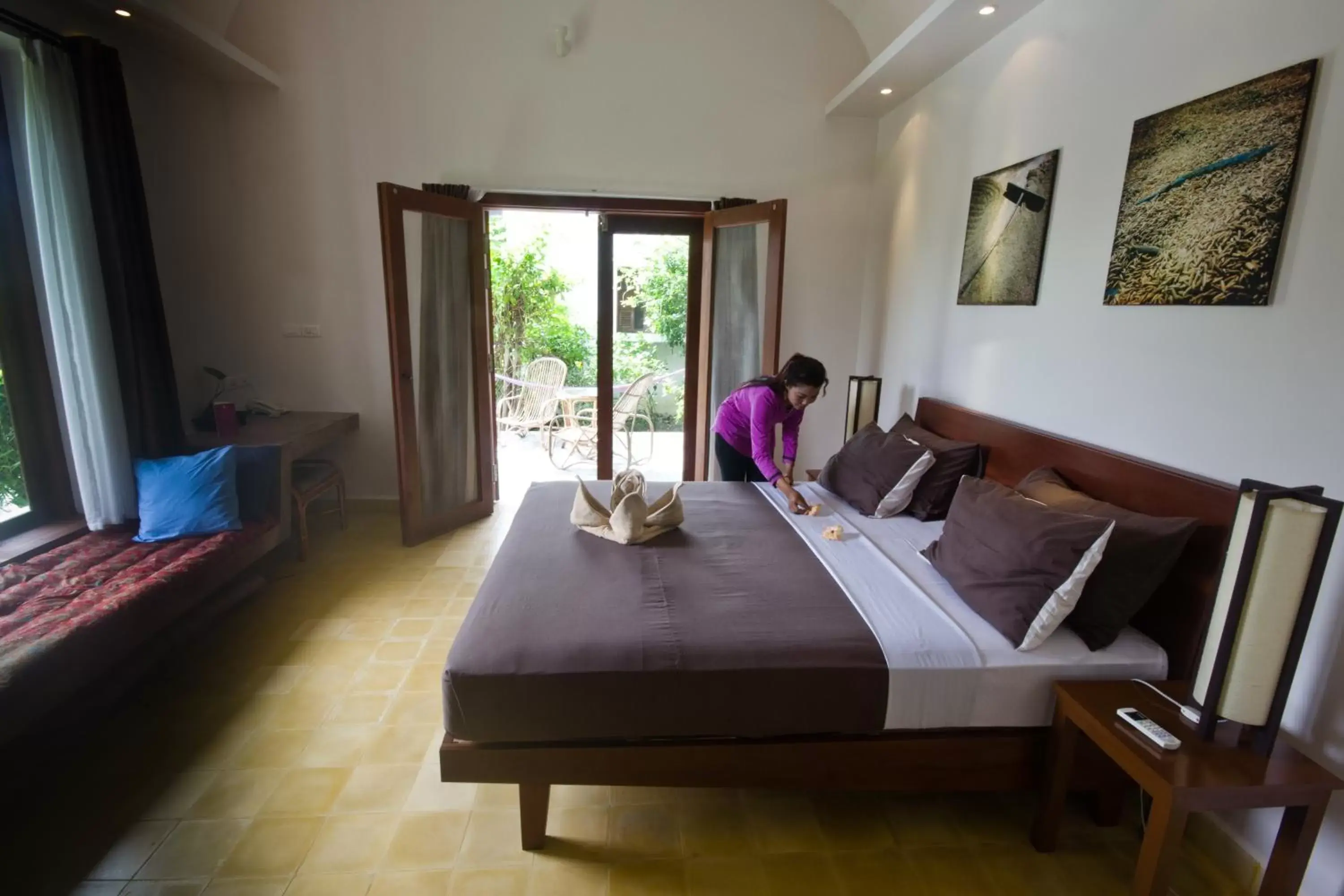 Bedroom in Battambang Resort