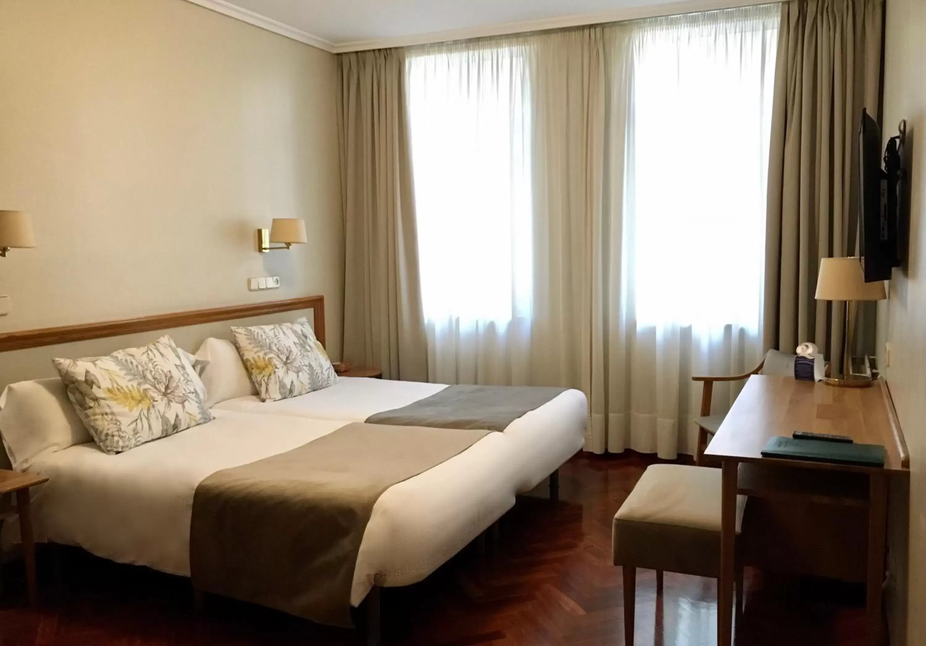 Bed in Hotel Crunia I A Coruña