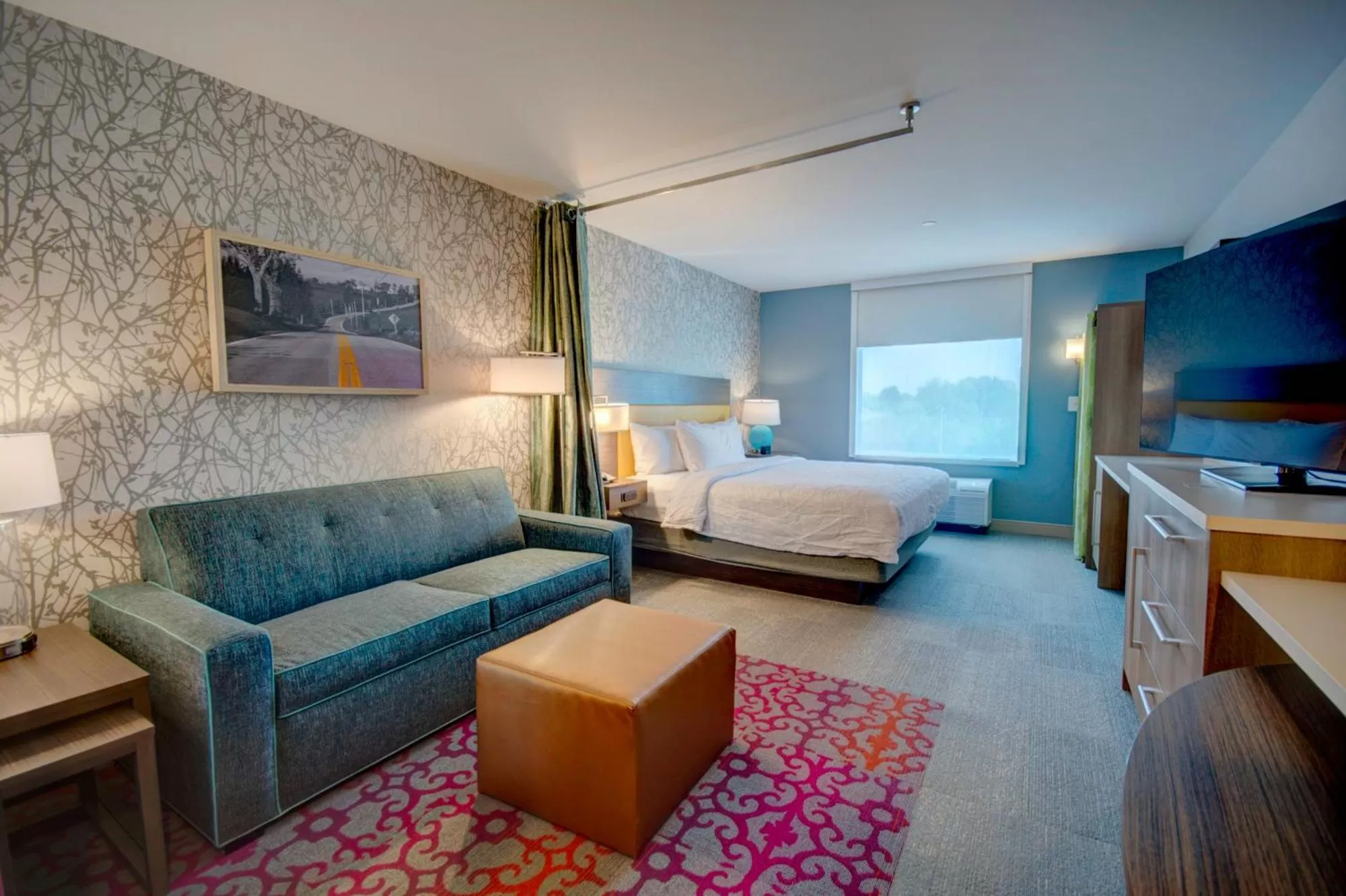 TV and multimedia, Bed in Home2 Suites By Hilton Shepherdsville Louisville South