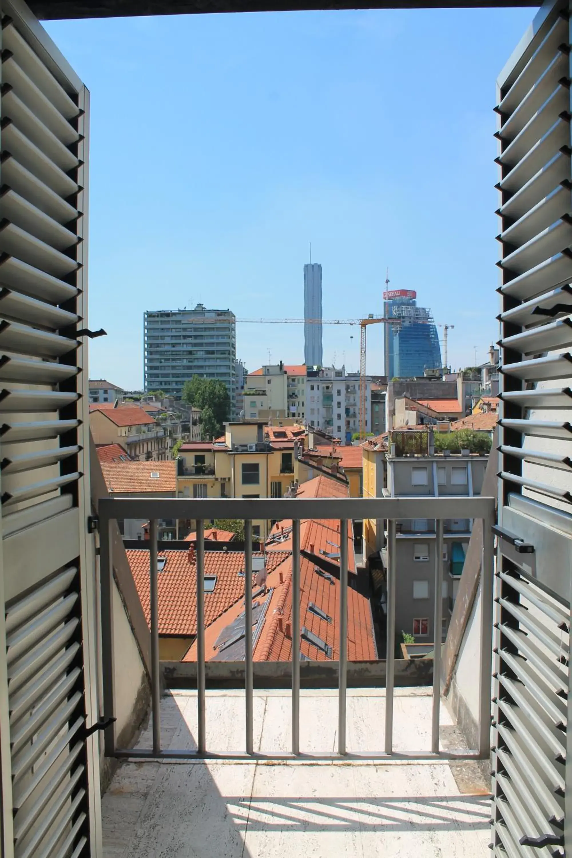 City view in Hotel Mozart