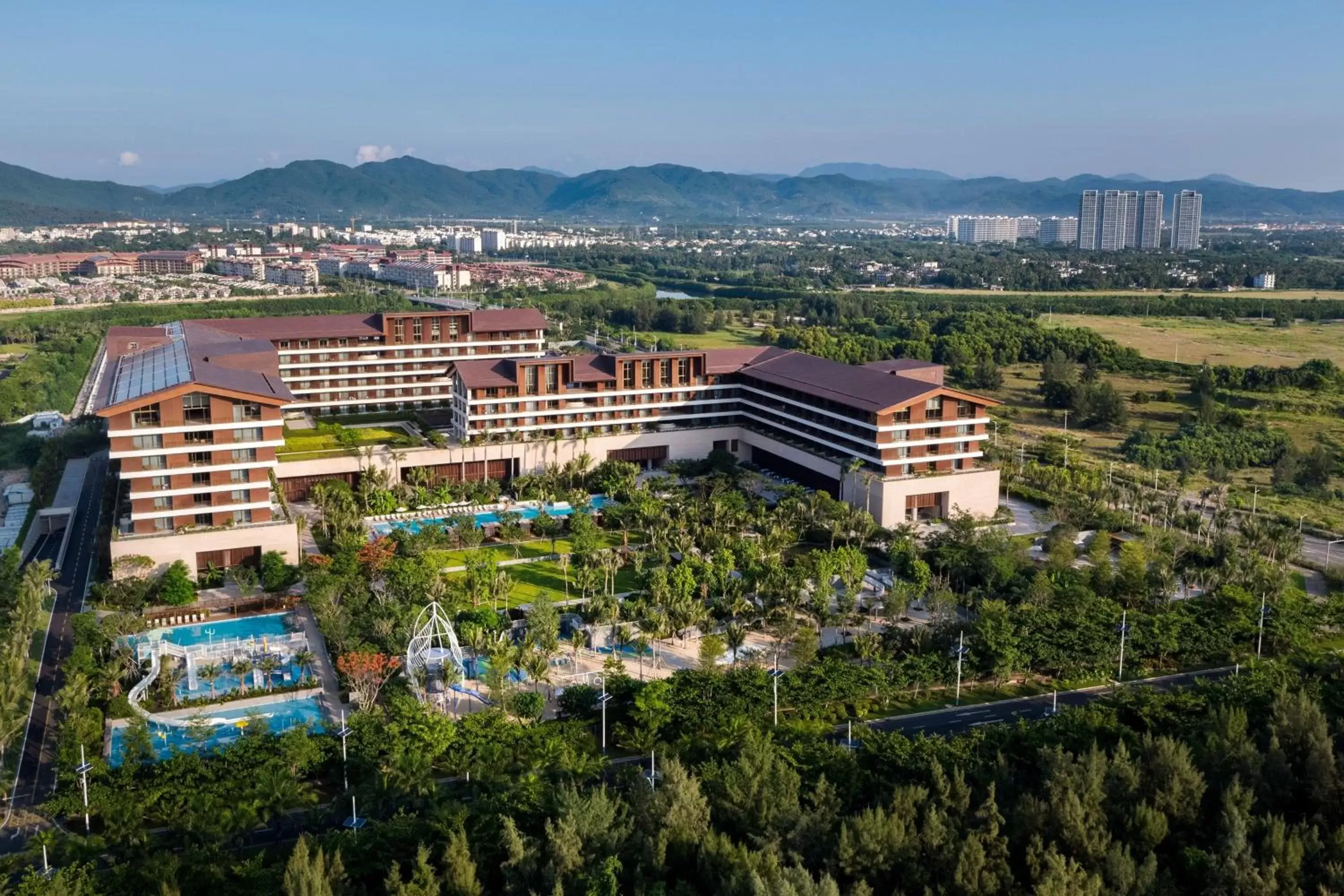 Property building, Bird's-eye View in The Taikang Sanya, a Tribute Portfolio Resort