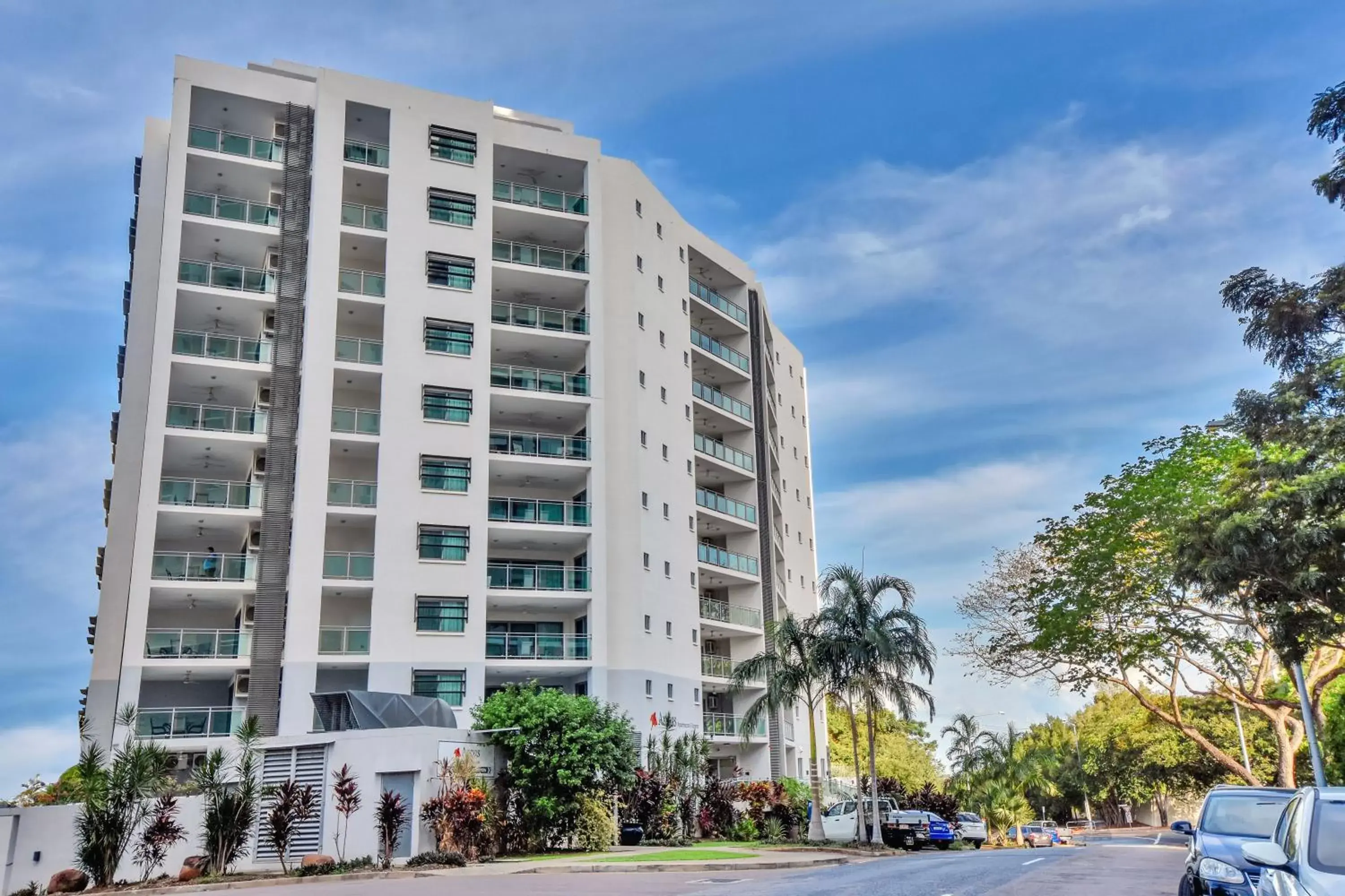 Facade/entrance, Property Building in Argus Apartments Darwin