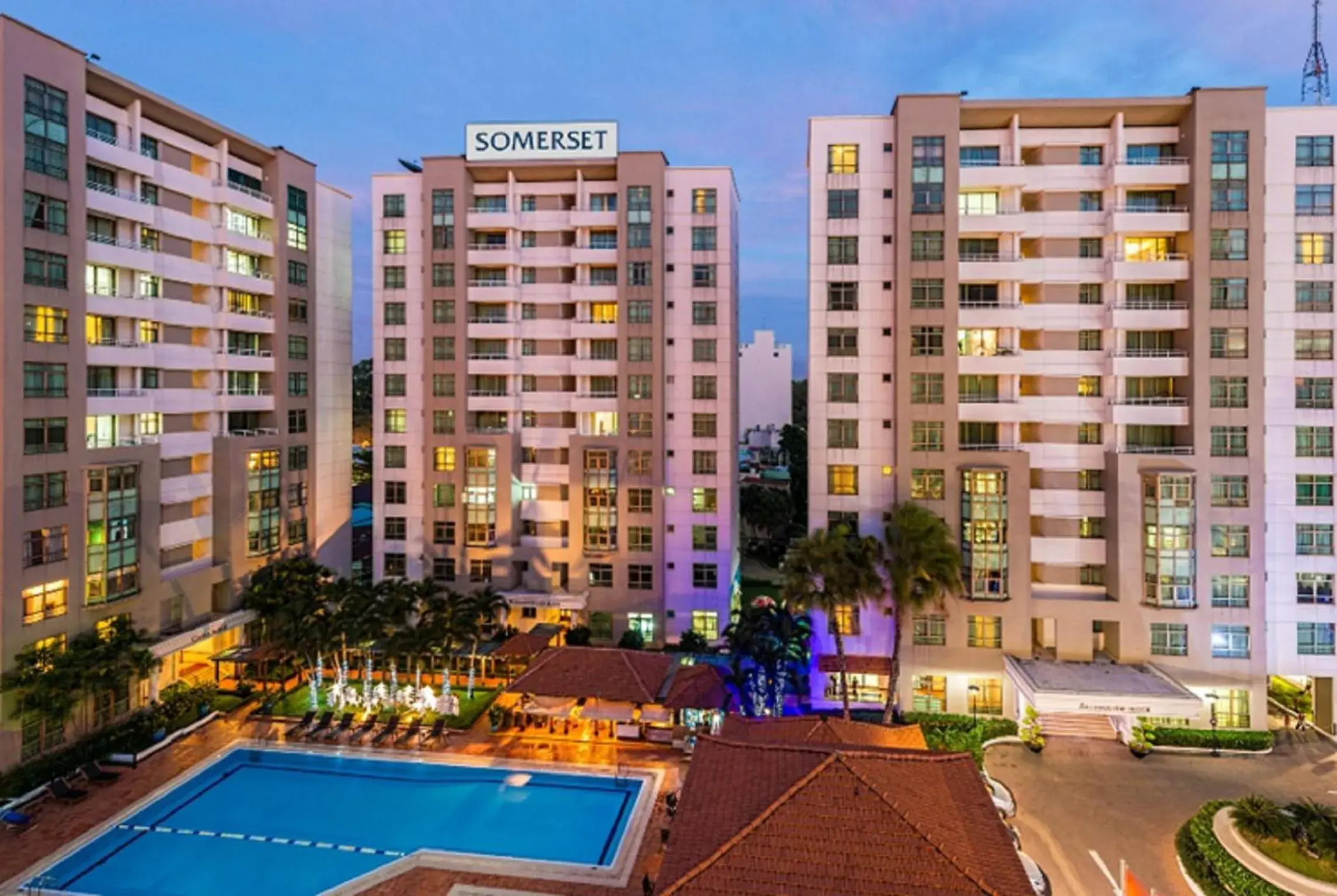 Facade/entrance, Pool View in Somerset Ho Chi Minh City