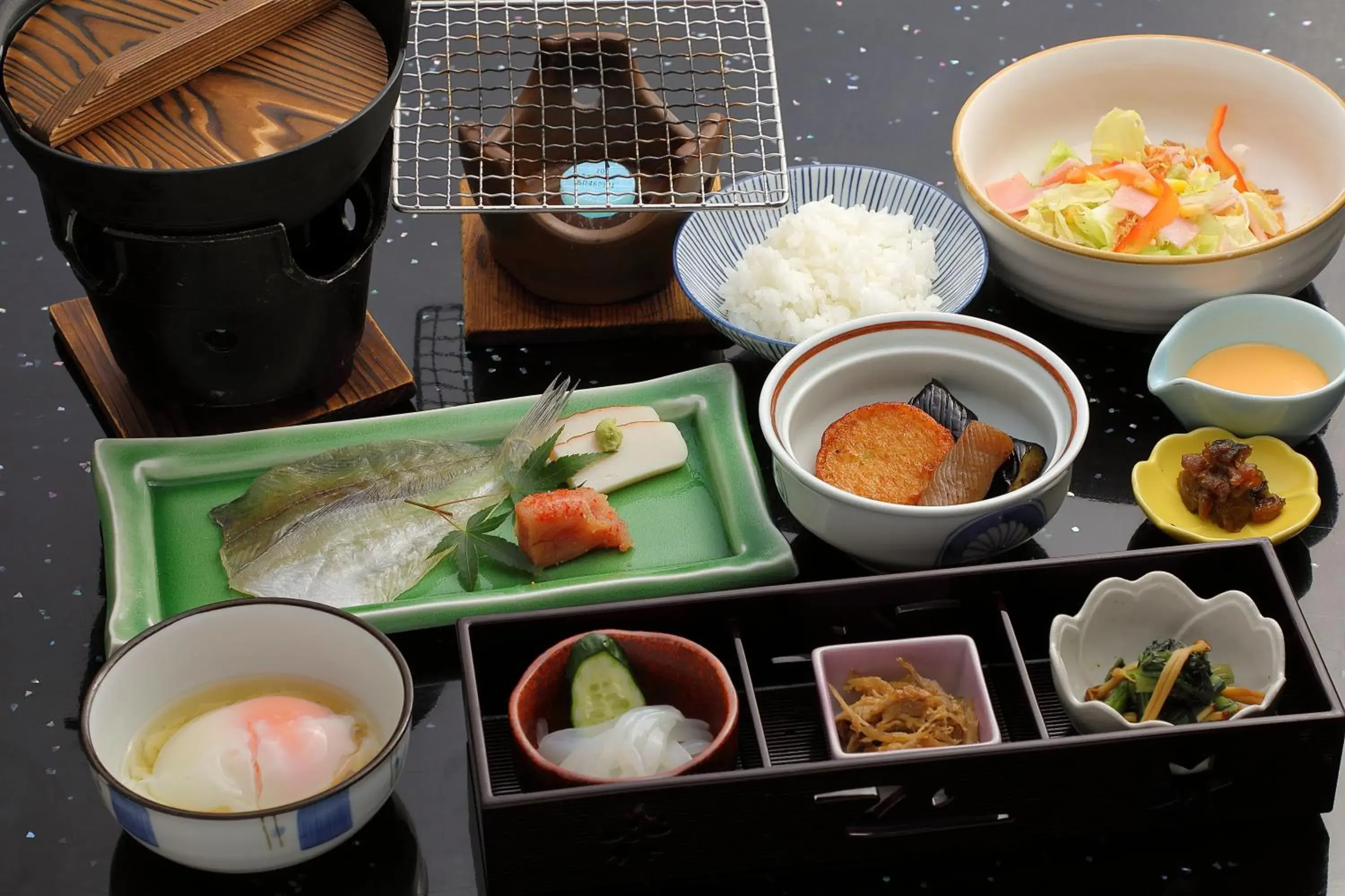 Food close-up in Ryokan Arima Gyoen