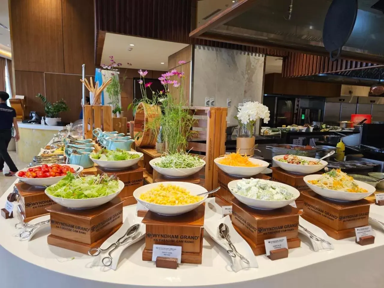 Breakfast in Wyndham Grand KN Paradise Cam Ranh