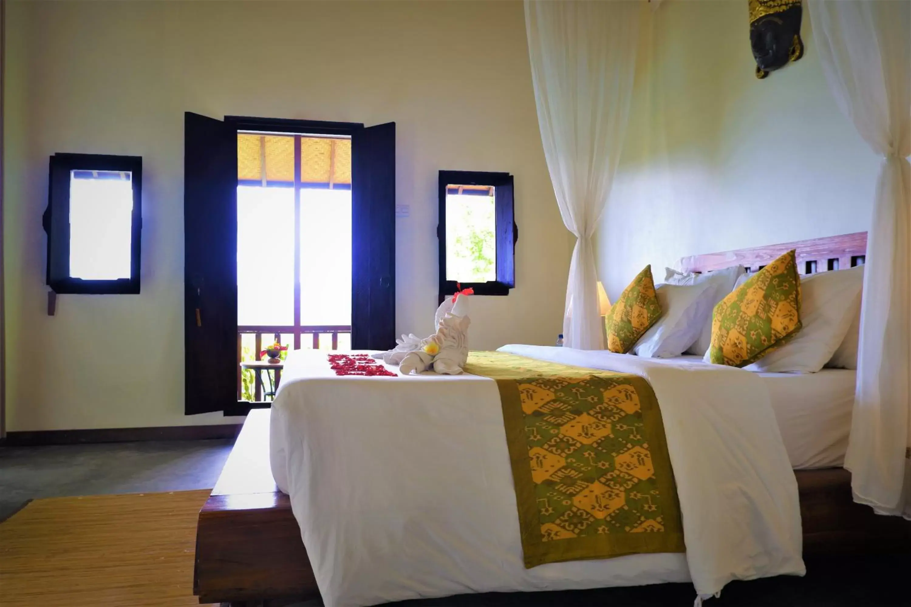 Double Room with Garden View in Swar Bali Lodge Double Room with Garden View in Swar Bali Lodge