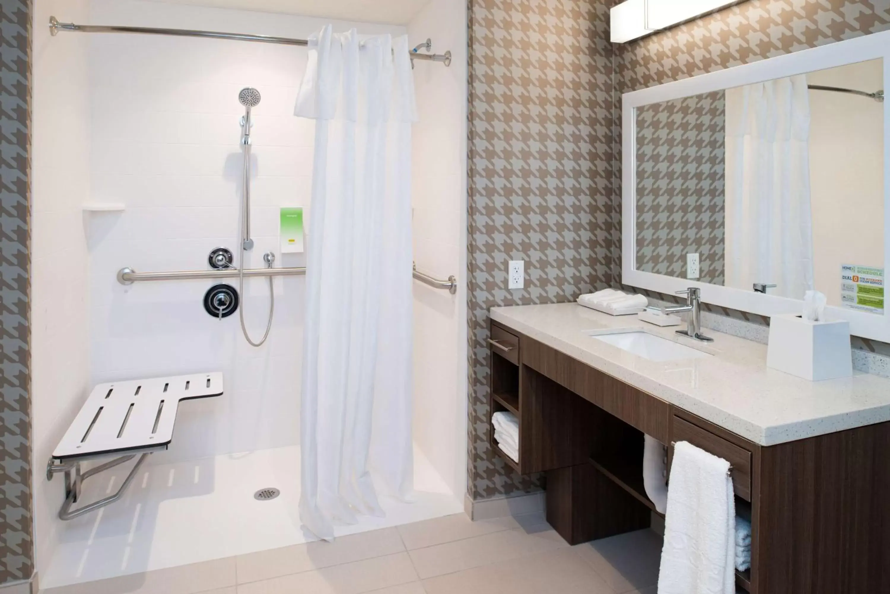 Bathroom in Home2 Suites By Hilton Charlotte Mooresville, Nc