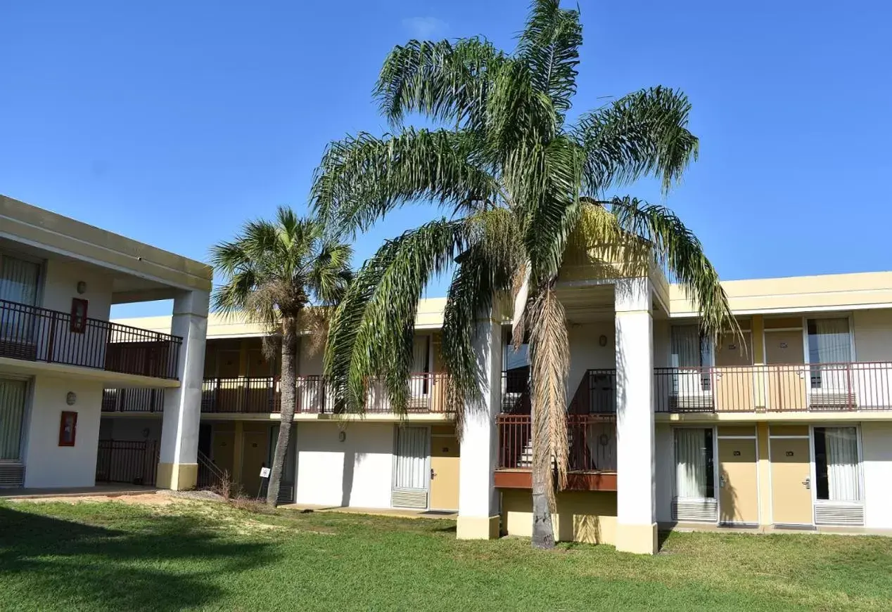 Inner courtyard view, Property Building in Super 8 by Wyndham Ocala I-75