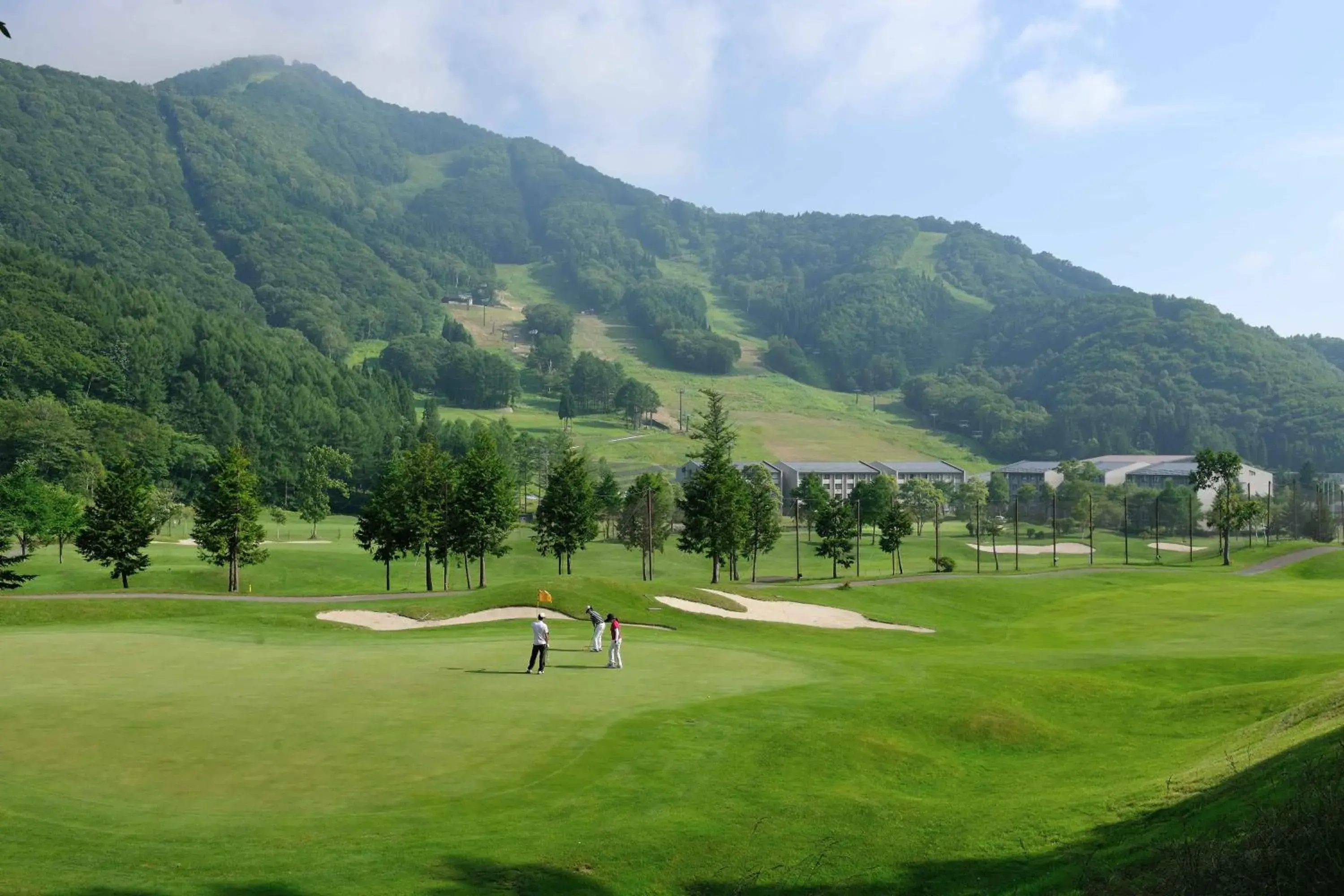 Golfcourse, Garden in Hotel Tangram