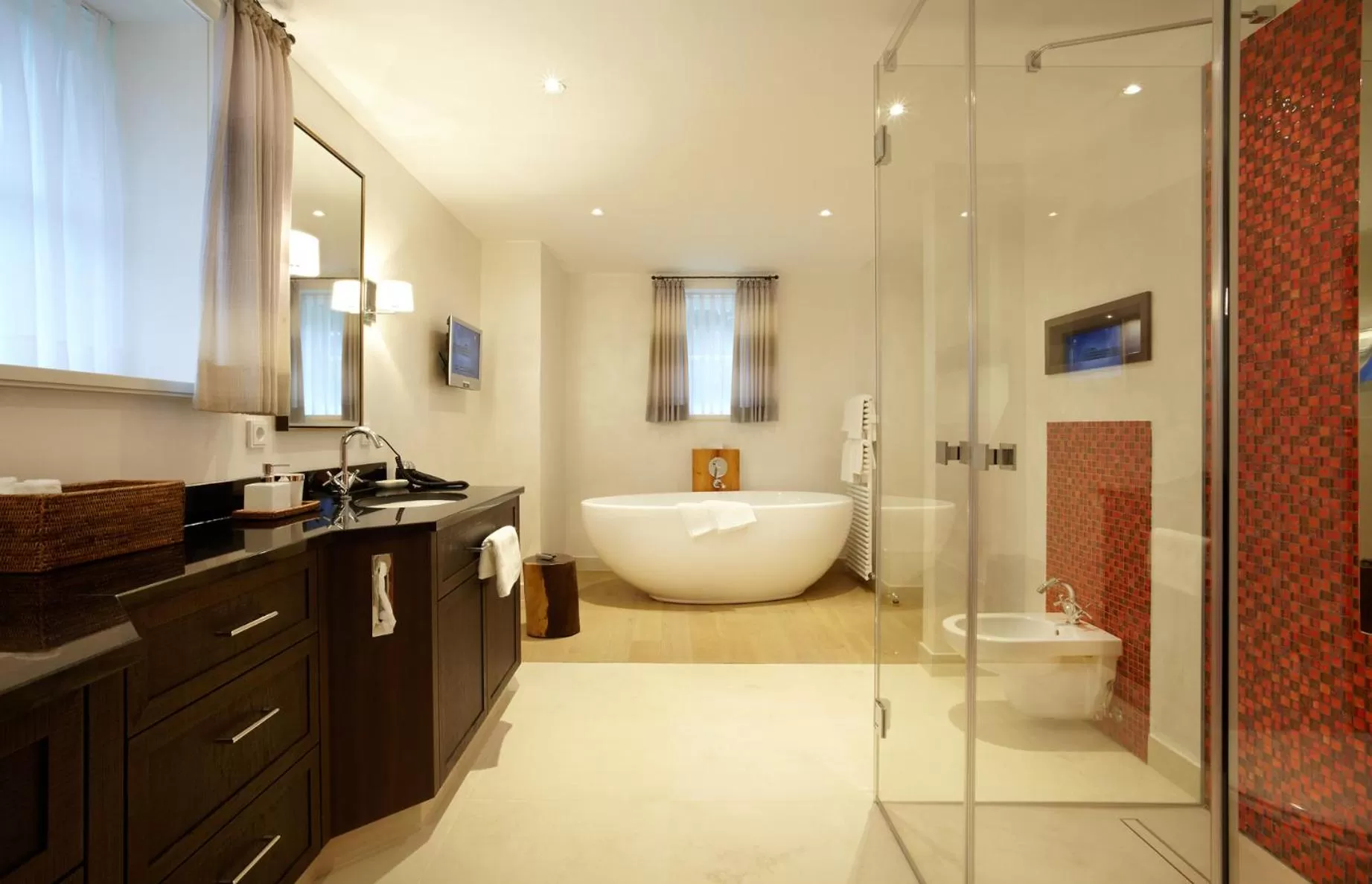 Shower in Forsthaus Heiligenberg