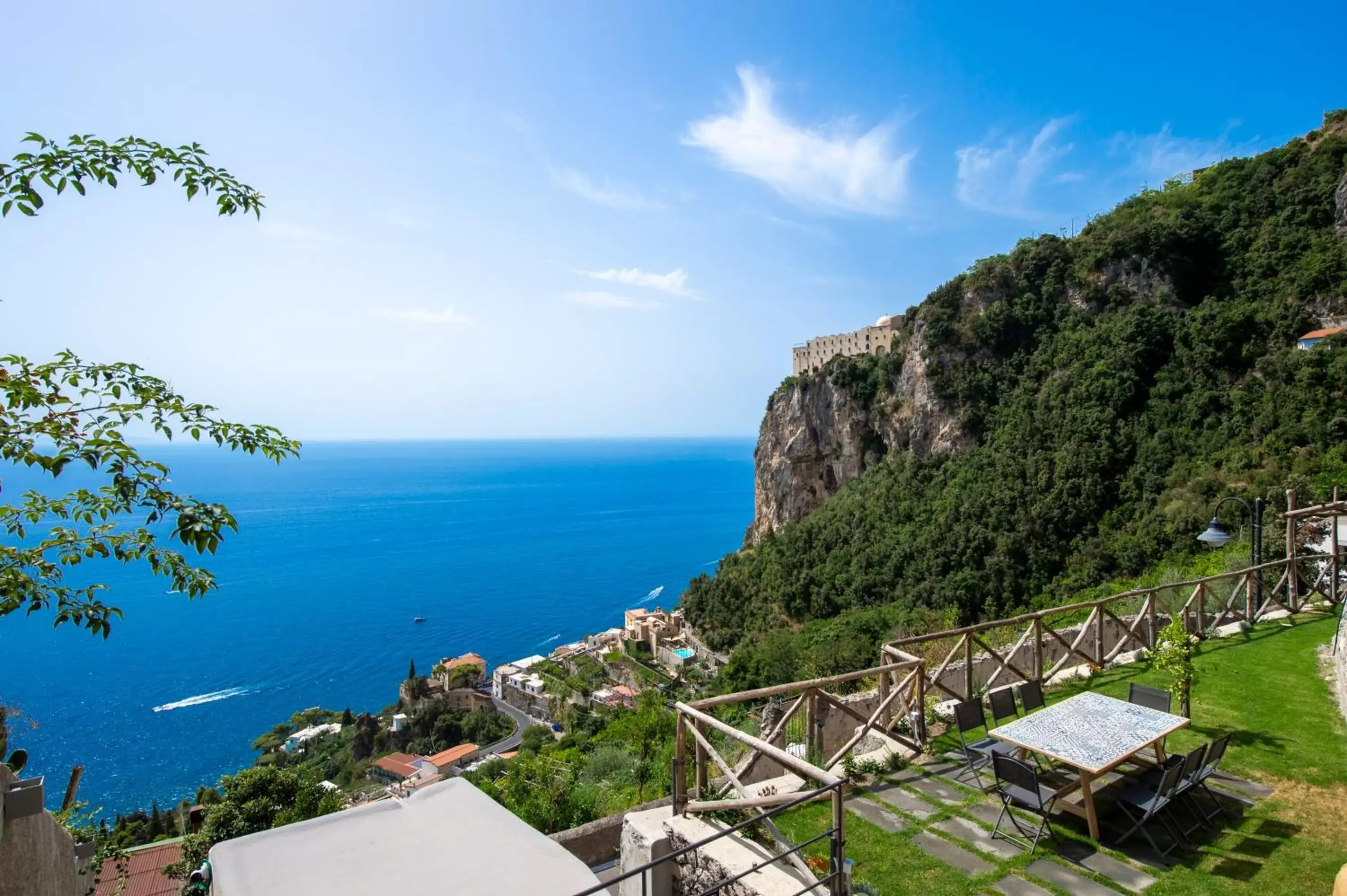 Natural landscape in Villa Foglia Amalfi