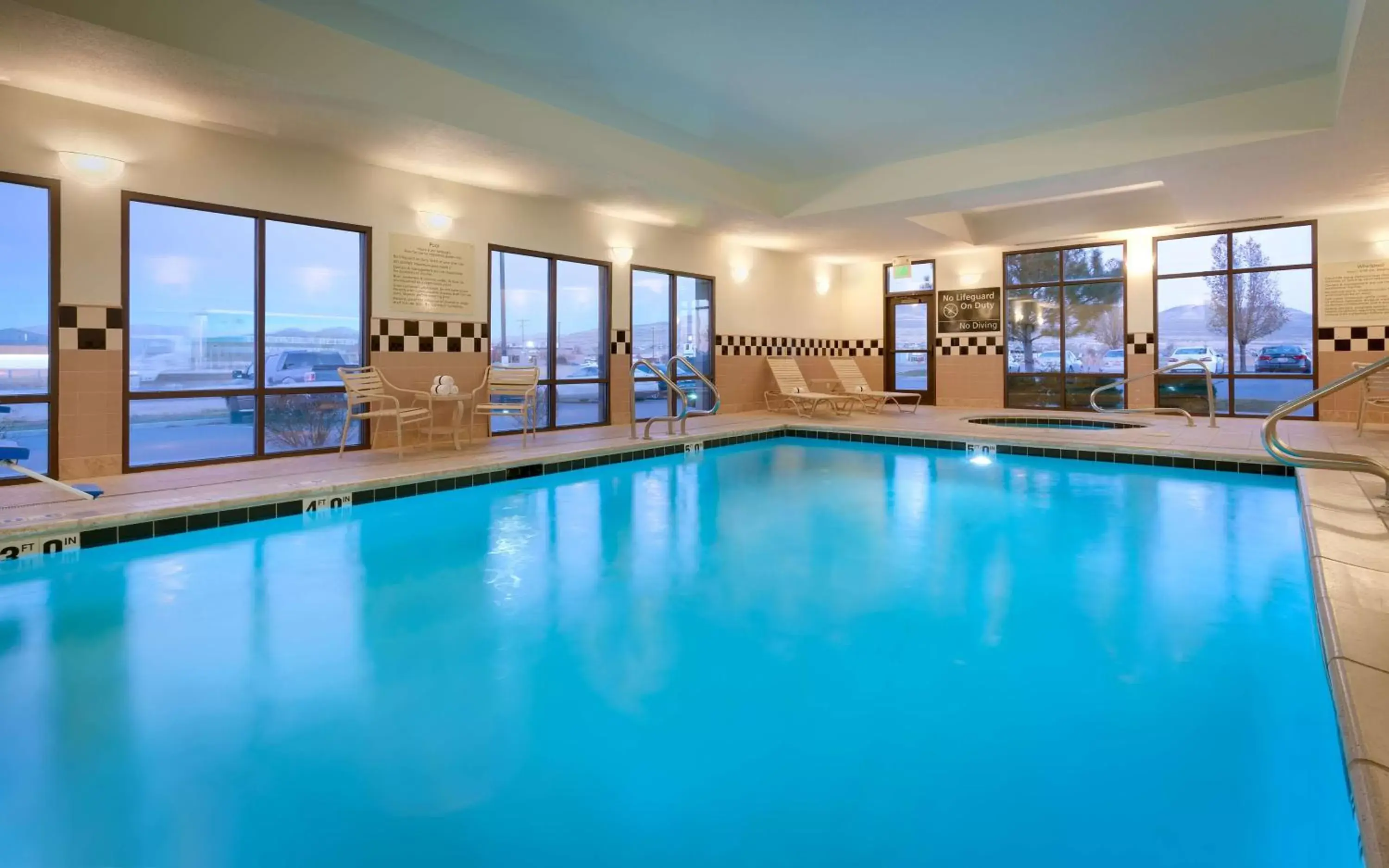 Pool view in Hampton Inn Tremonton Pool view in Hampton Inn Tremonton
