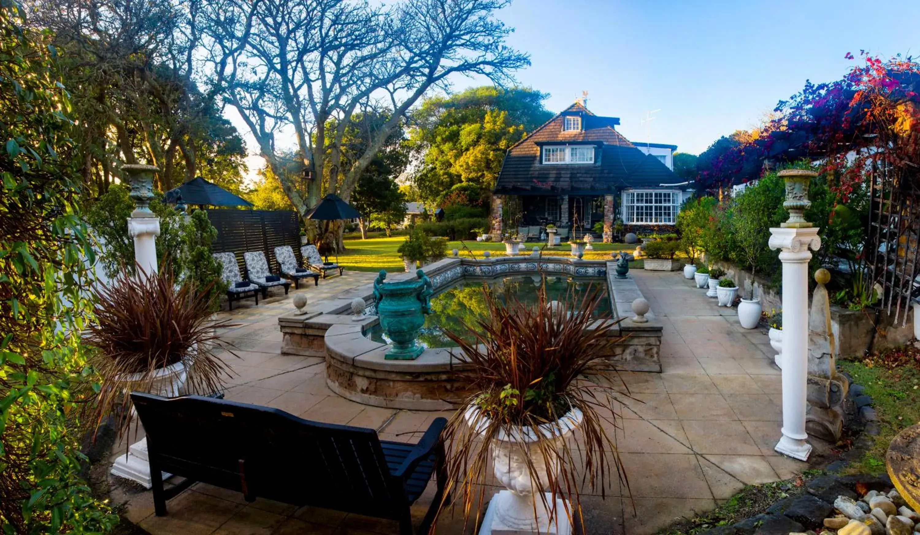 Swimming pool in Forest Hall Guest House