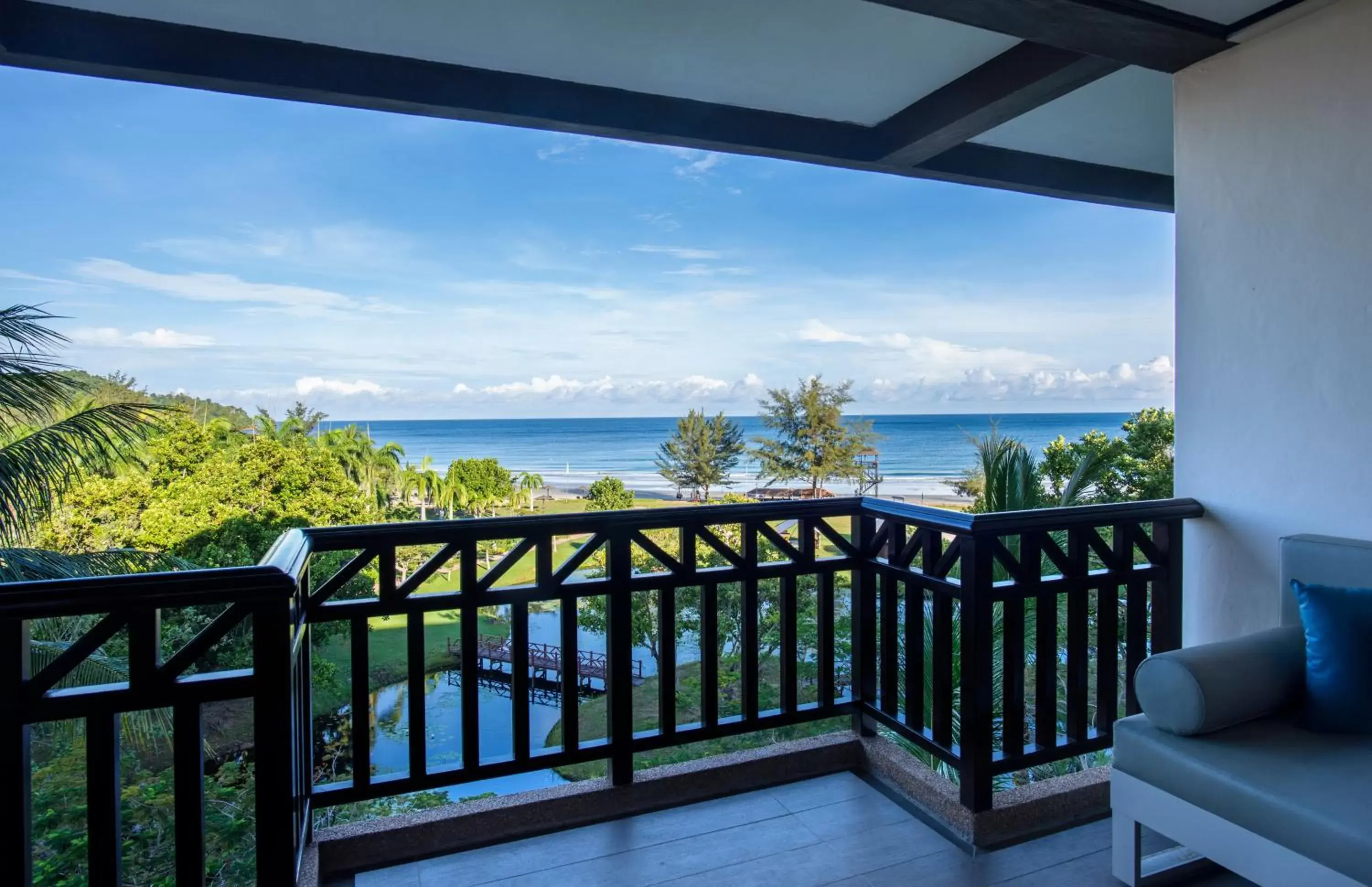 Balcony/Terrace in Nexus Resort & Spa Karambunai